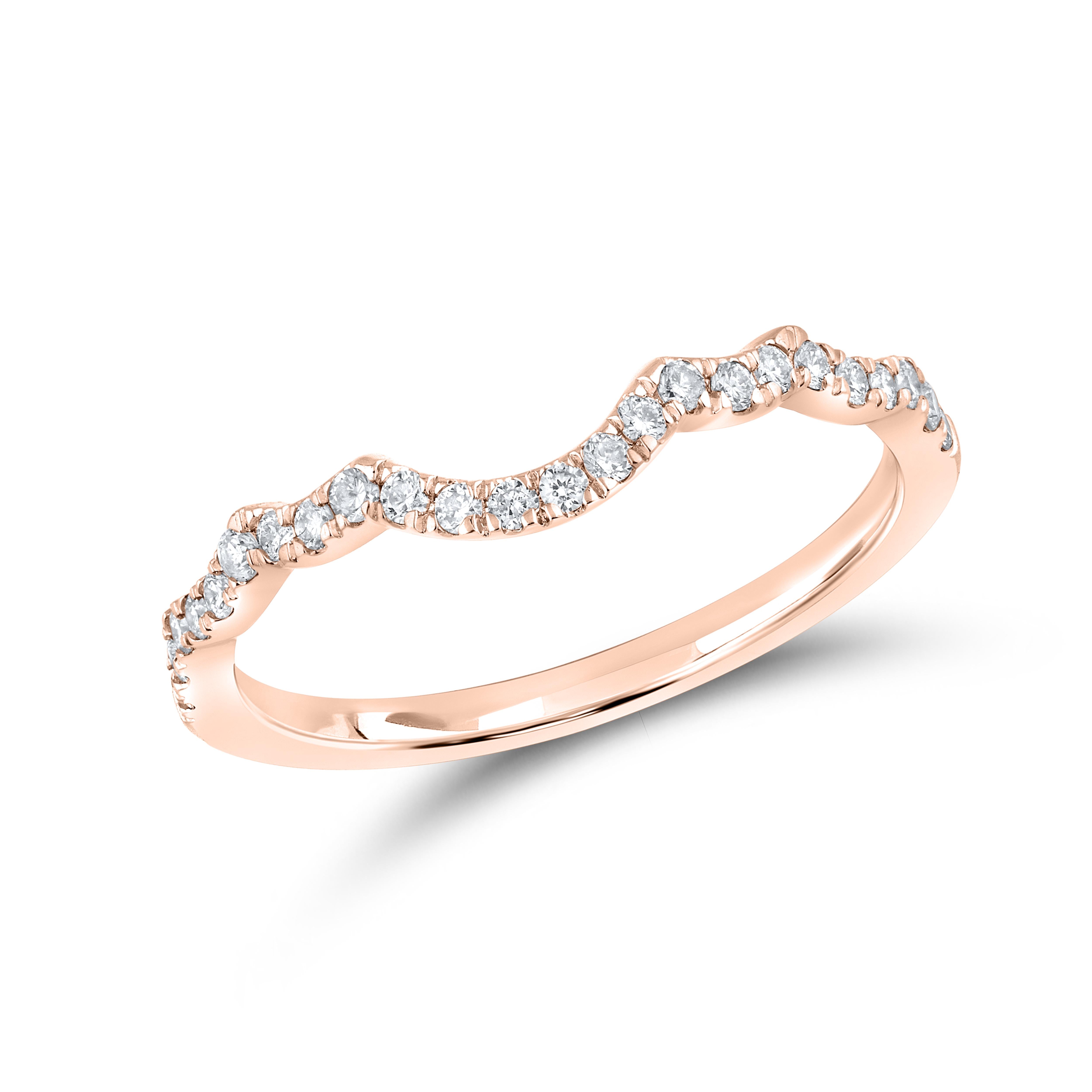 14kt Rose Gold Ring 1.00 CTW PEAR SHAPE Diamond Bridal Ring Set