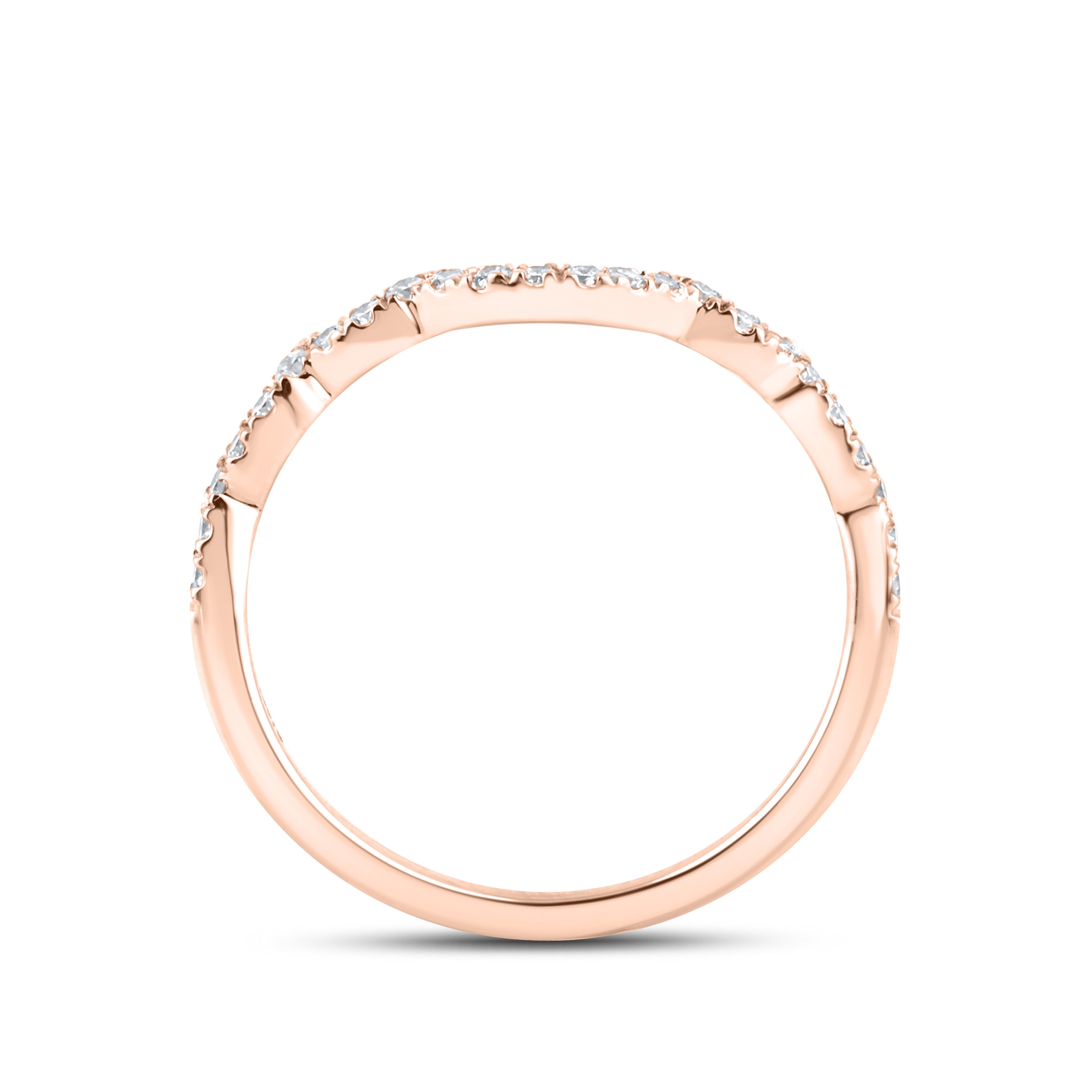 14kt Rose Gold Ring 1.00 CTW PEAR SHAPE Diamond Bridal Ring Set