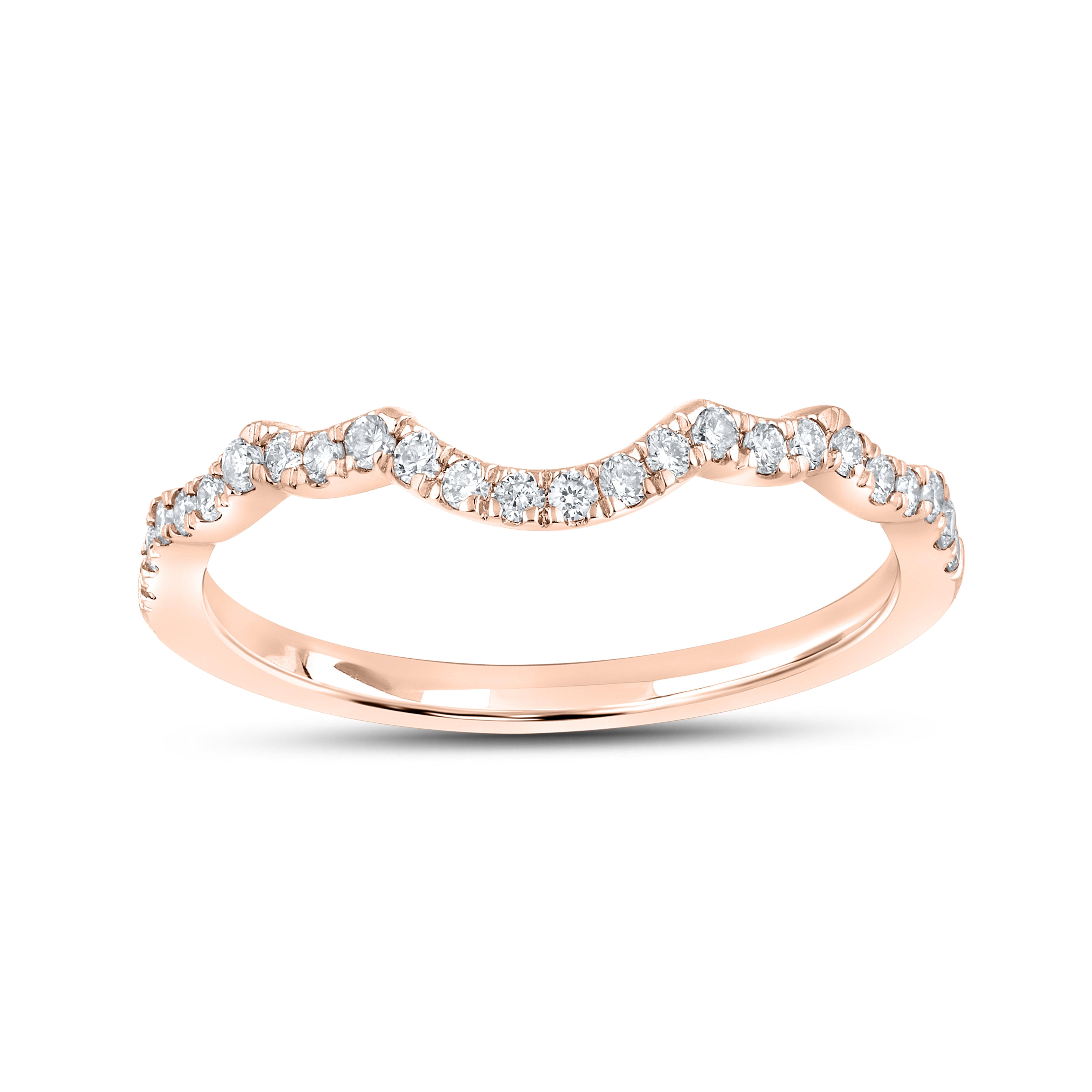 14kt Rose Gold Ring 1.00 CTW PEAR SHAPE Diamond Bridal Ring Set
