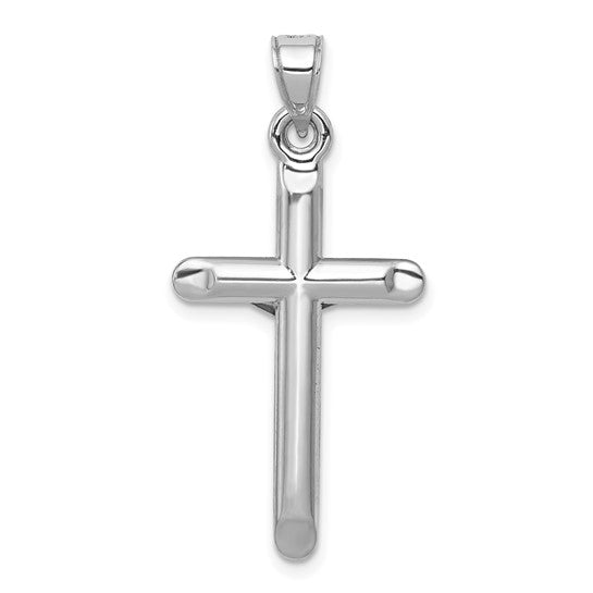 14kt White Gold Crucifix Pendant