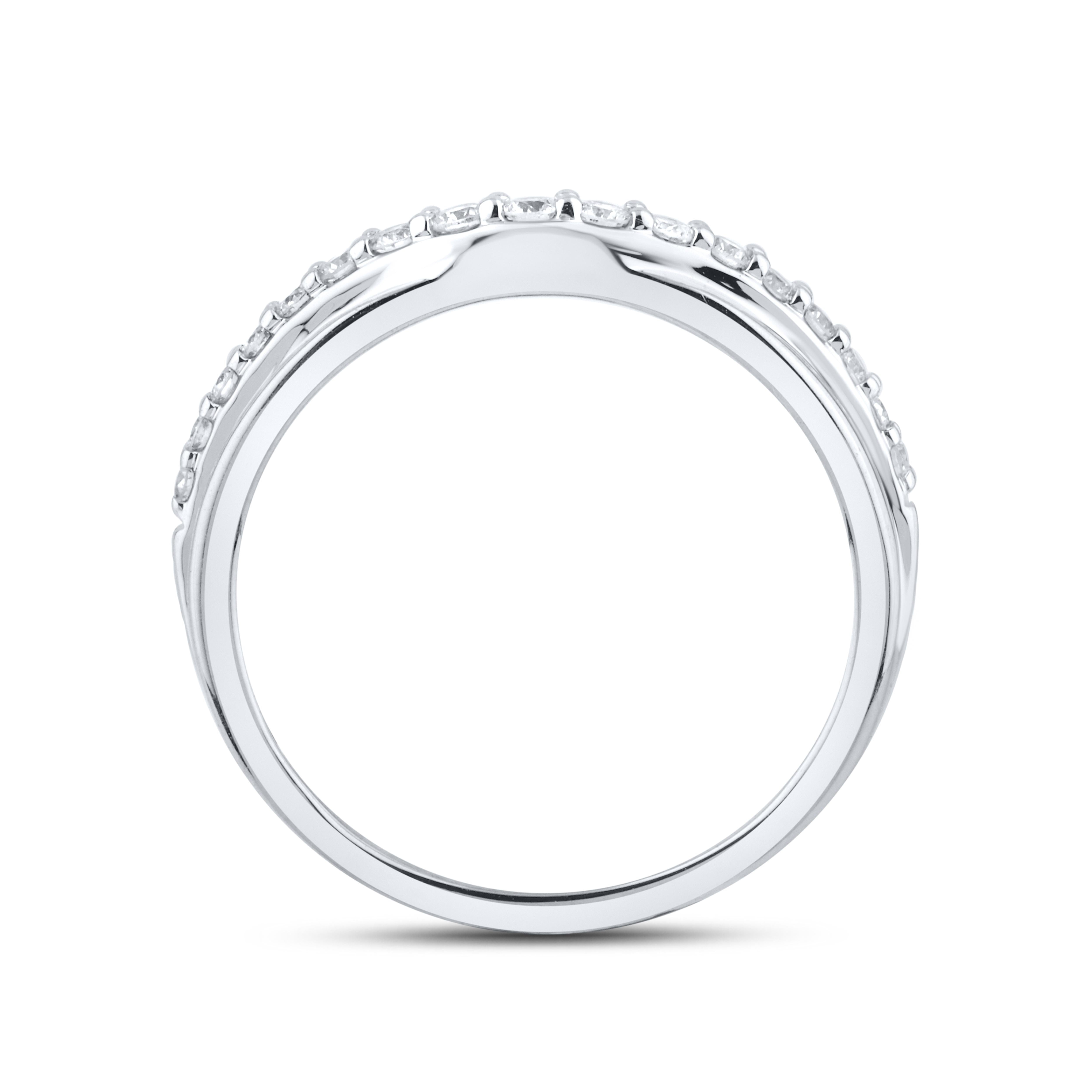 10kt White Gold 0.26 ctw Diamond Ladies band
