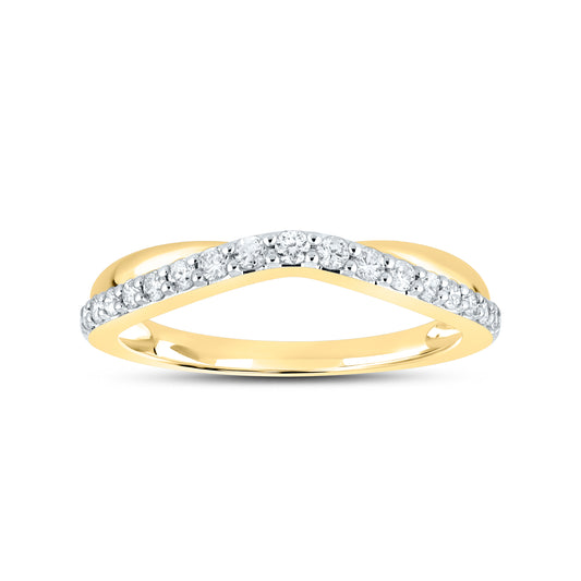 14kt Yellow Gold 0.25 ctw Lab Diamond Ladies band
