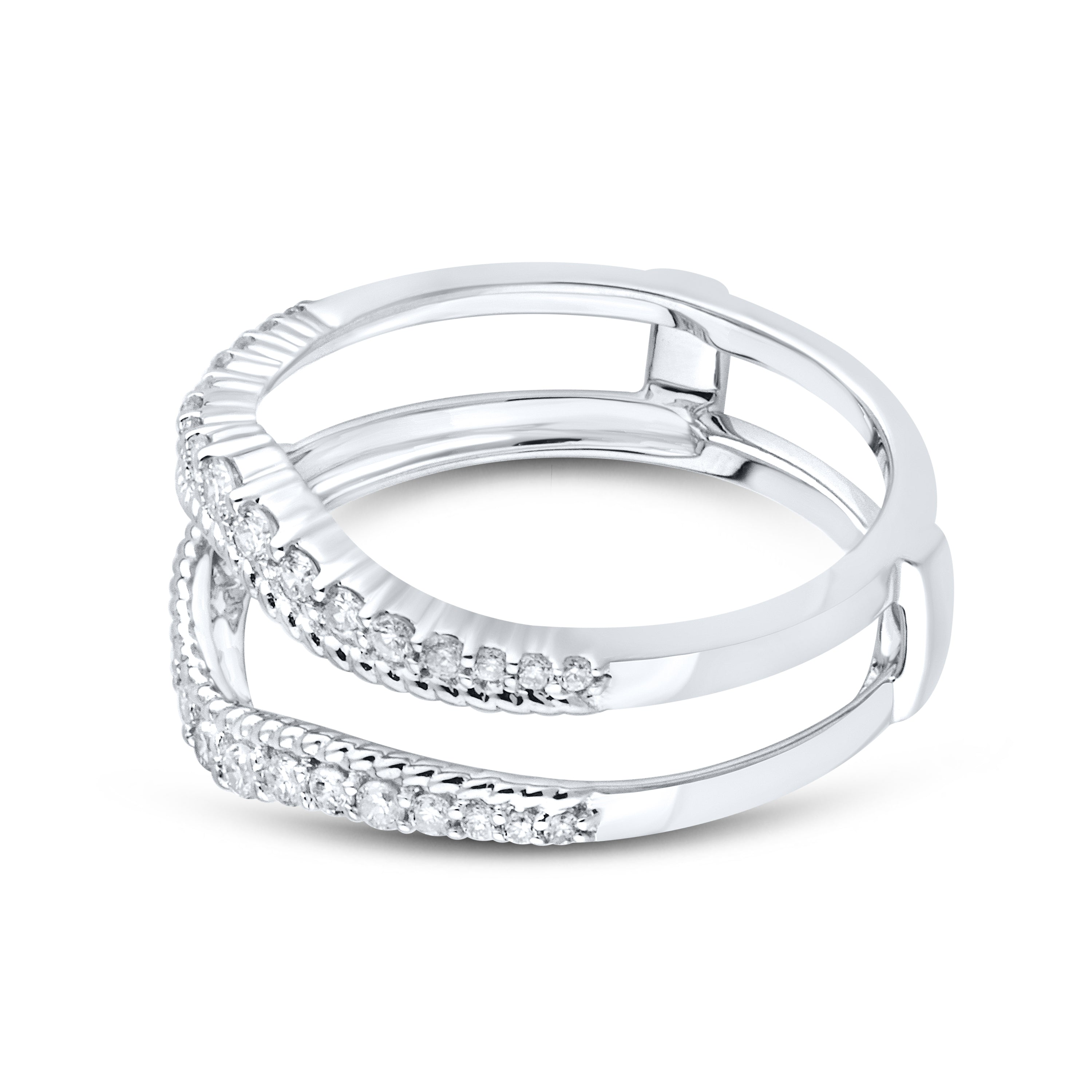 14K WHITE GOLD ENHANCER 0.40 CTW