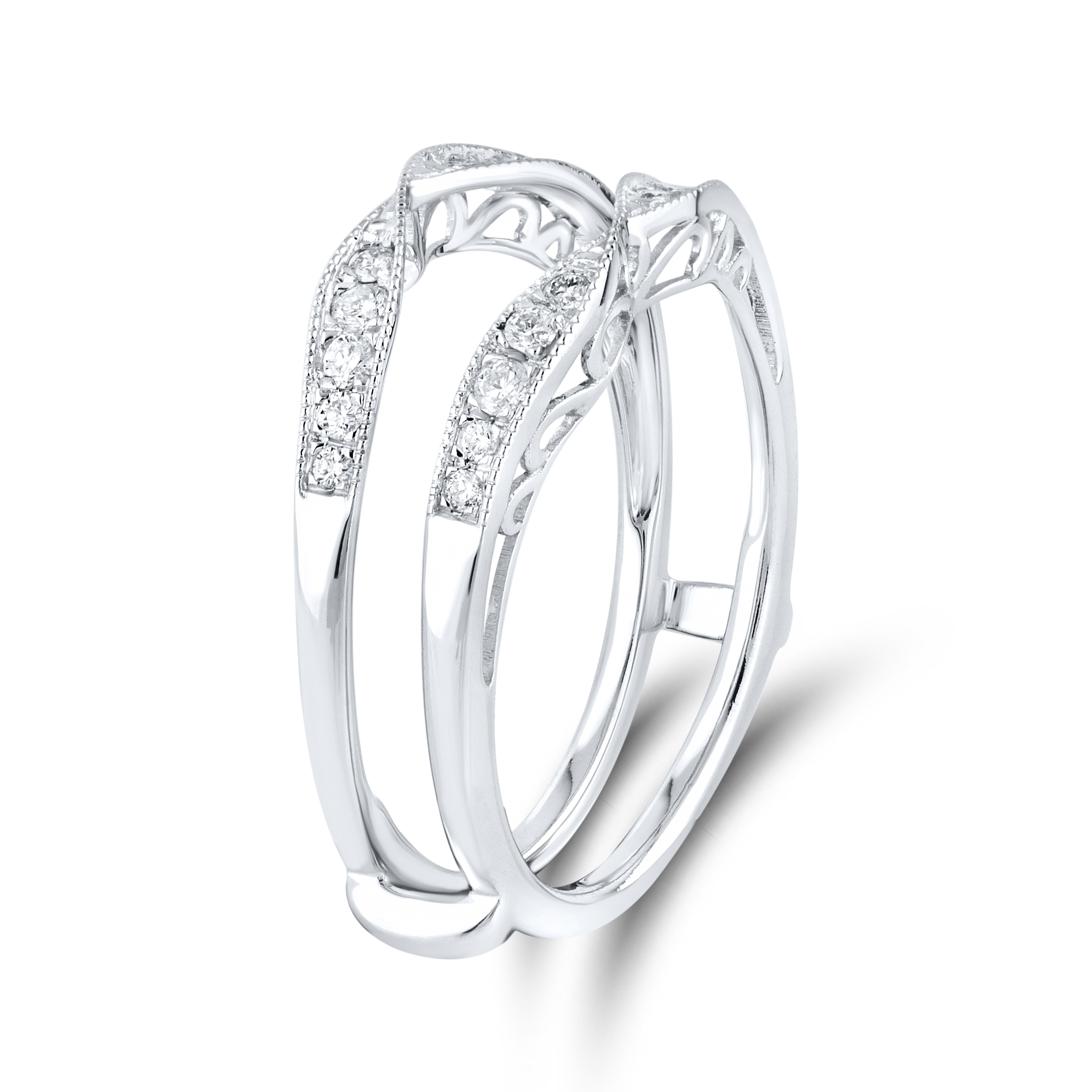 14K WHITE GOLD ENHANCER 0.25 CTW Diamond