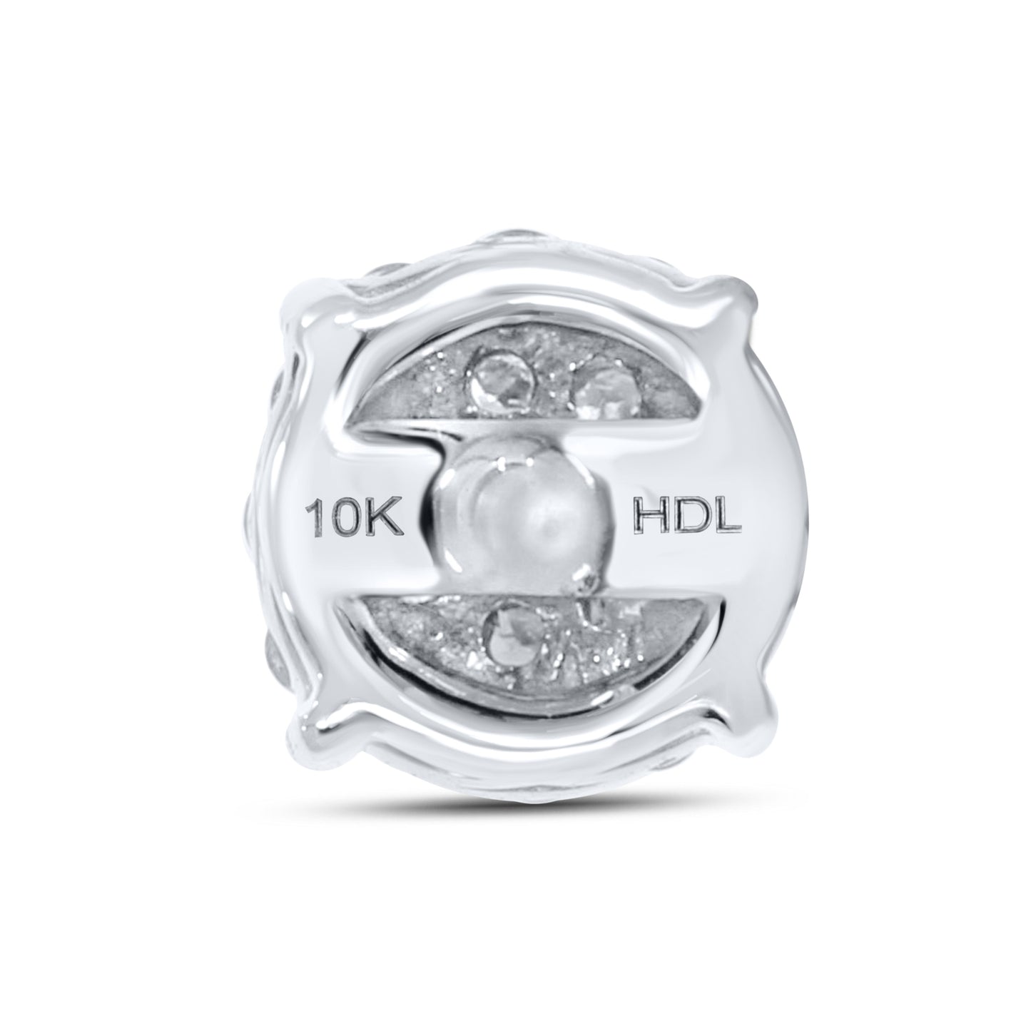 10K WHITE GOLD 0.13 CTW DIAMOND EARRINGS