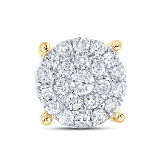 10KT Yellow Gold 0.42 CTW Diamond Earrings