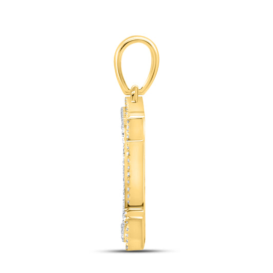 10K YELLOW GOLD 0. 30 CTW DIAMOND INITIAL J
