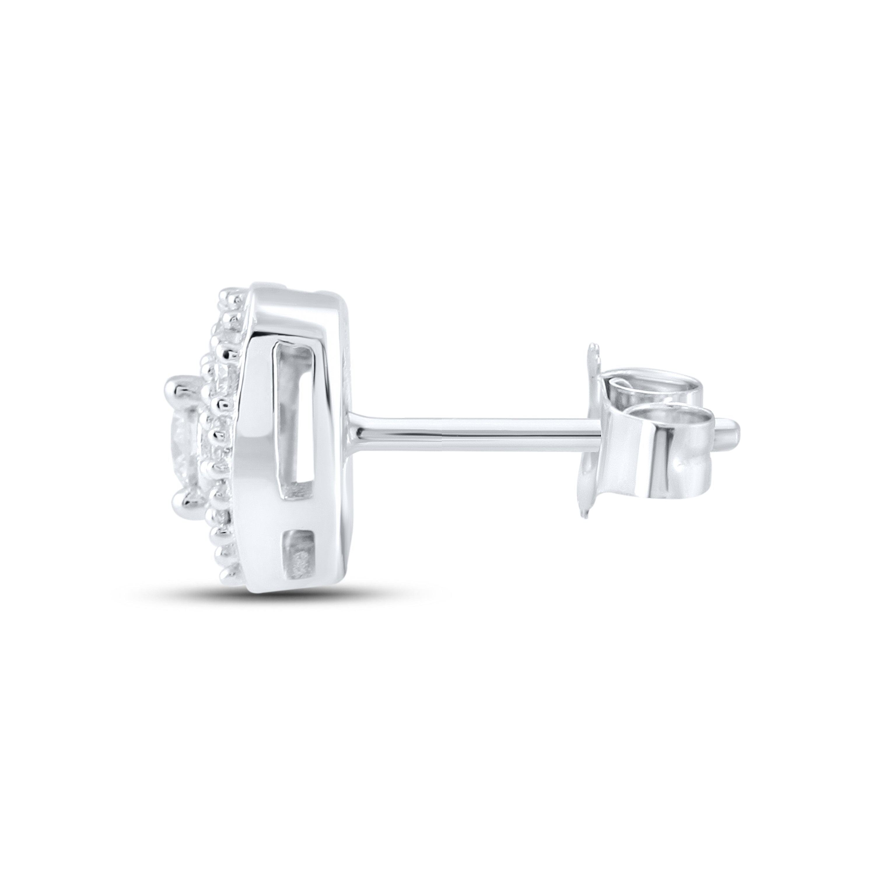 14K WHITE GOLD 0.31 CTW LAB DIAMOND EARRINGS