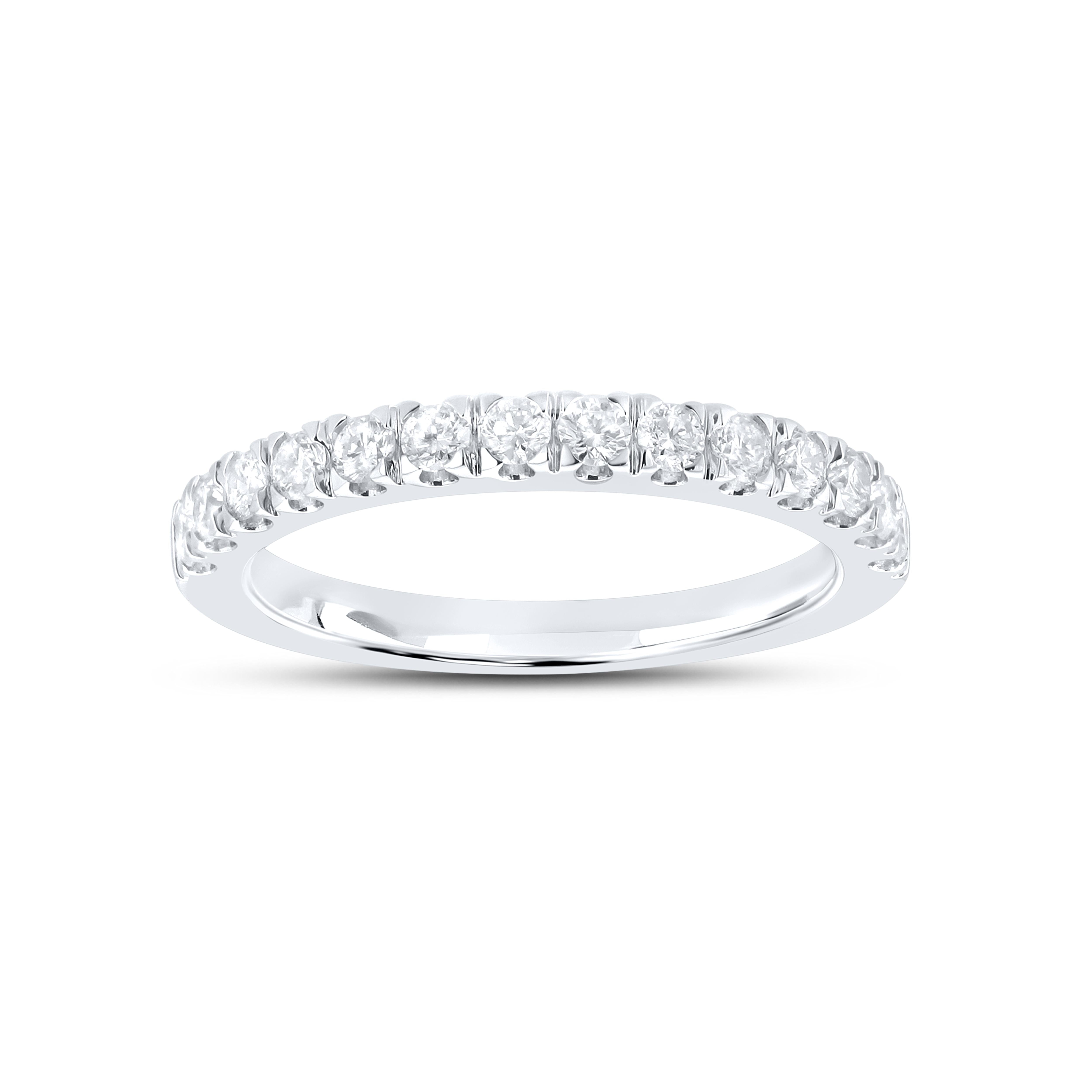 14kt white gold 0.50 CTW Ladies Diamond Band