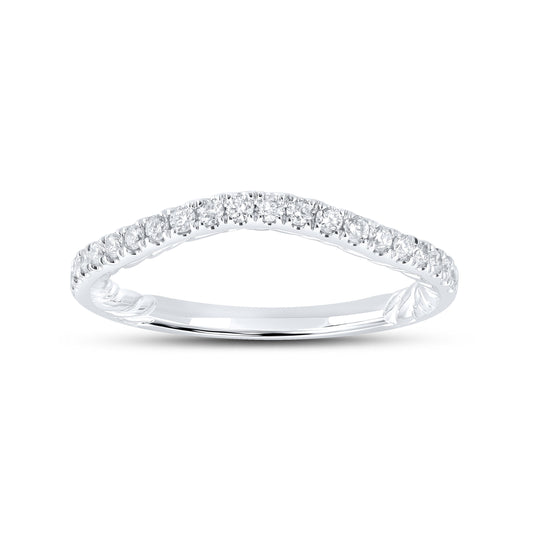 14kt white gold 0.26 CTW Ladies Diamond Band