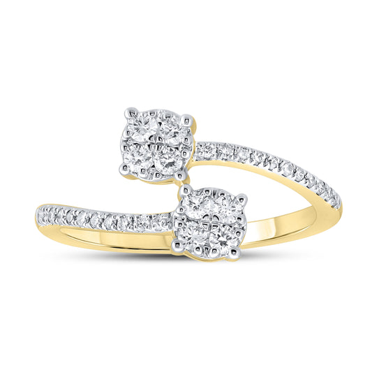 14kt Yellow Gold 0.34 CTW Natural Diamond Ring