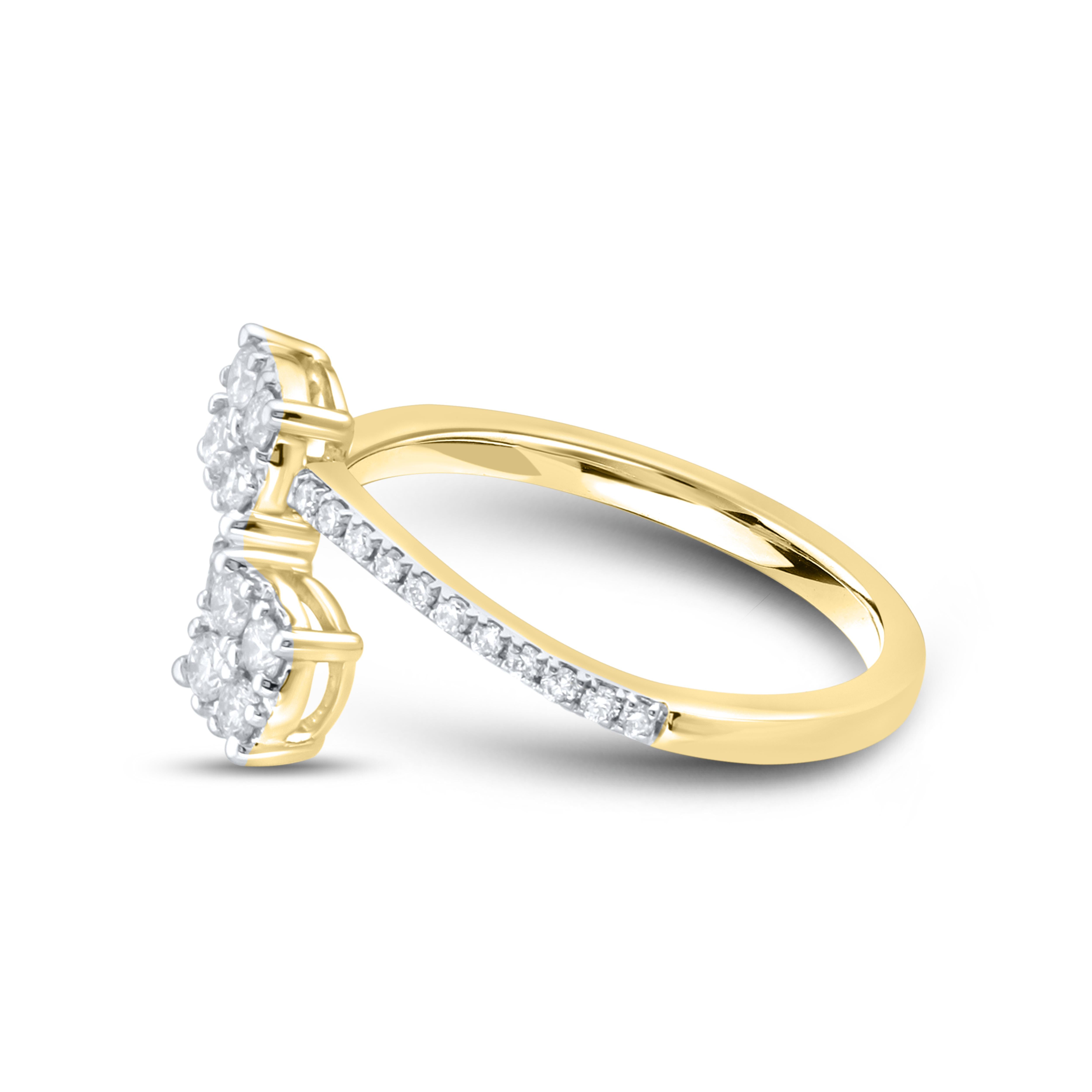 14kt Yellow Gold  0.34 CTW Natural Diamond Ring