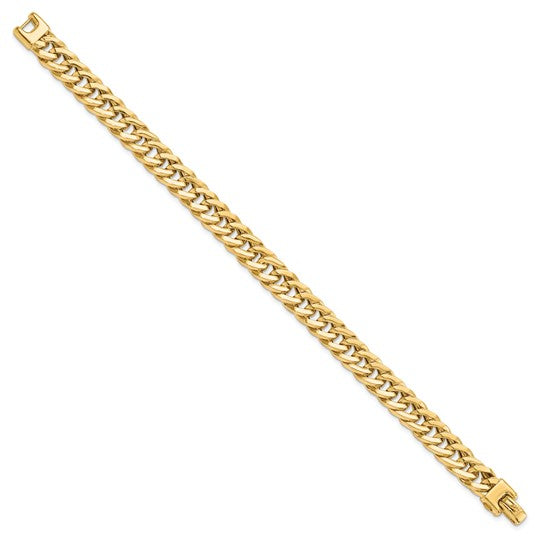 14kt Yellow Gold Polished Men's Bracelet