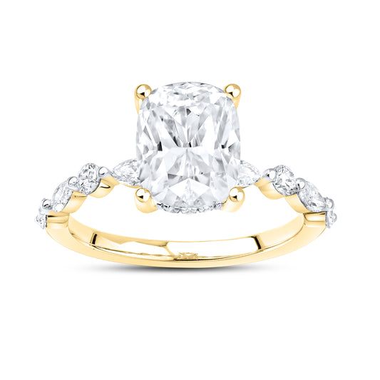 14kt Yellow Gold 2.50 CTW Lab Diamond Engagement Ring