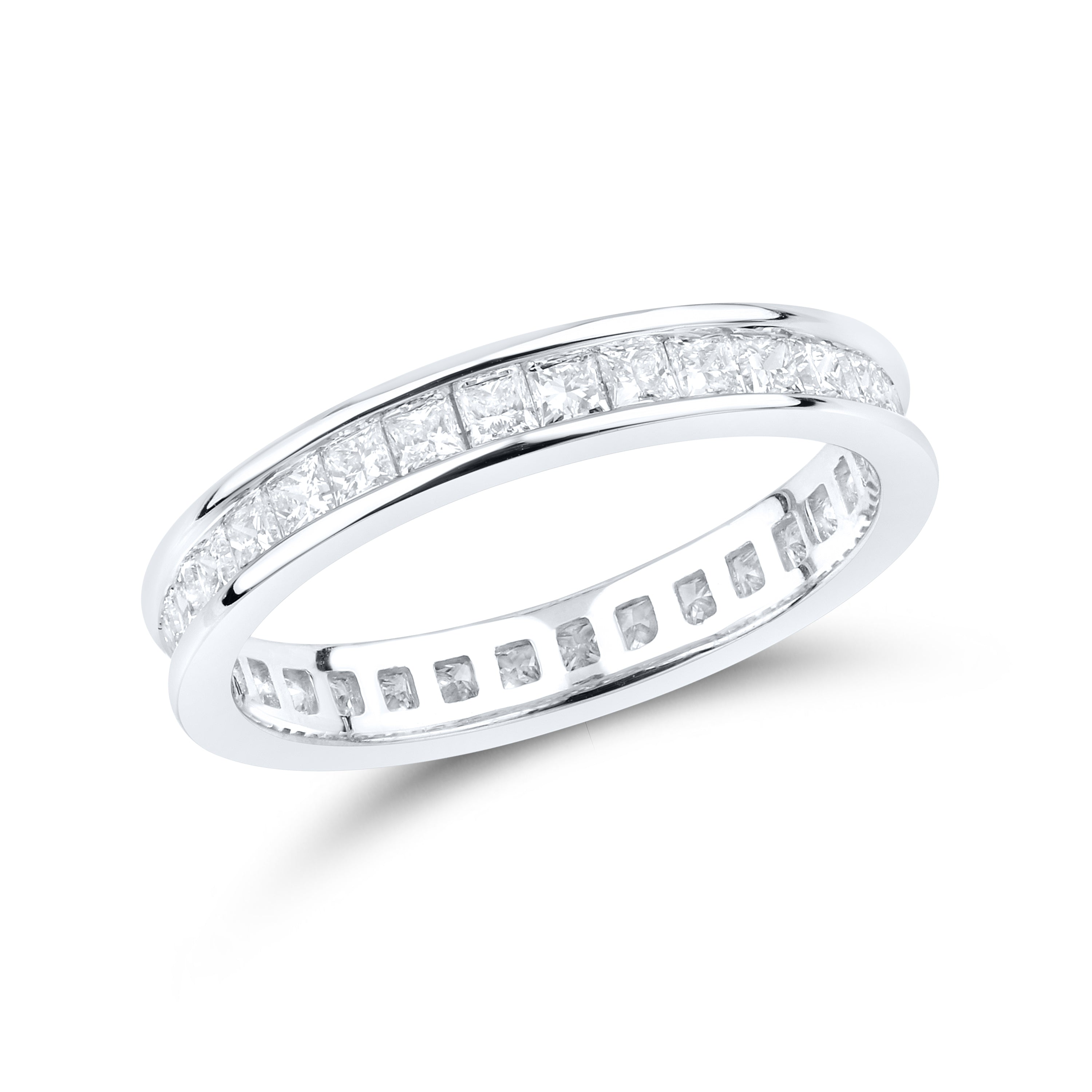 14kt White Gold 1.24 CTW Lab Diamond Ladies Eternity Band