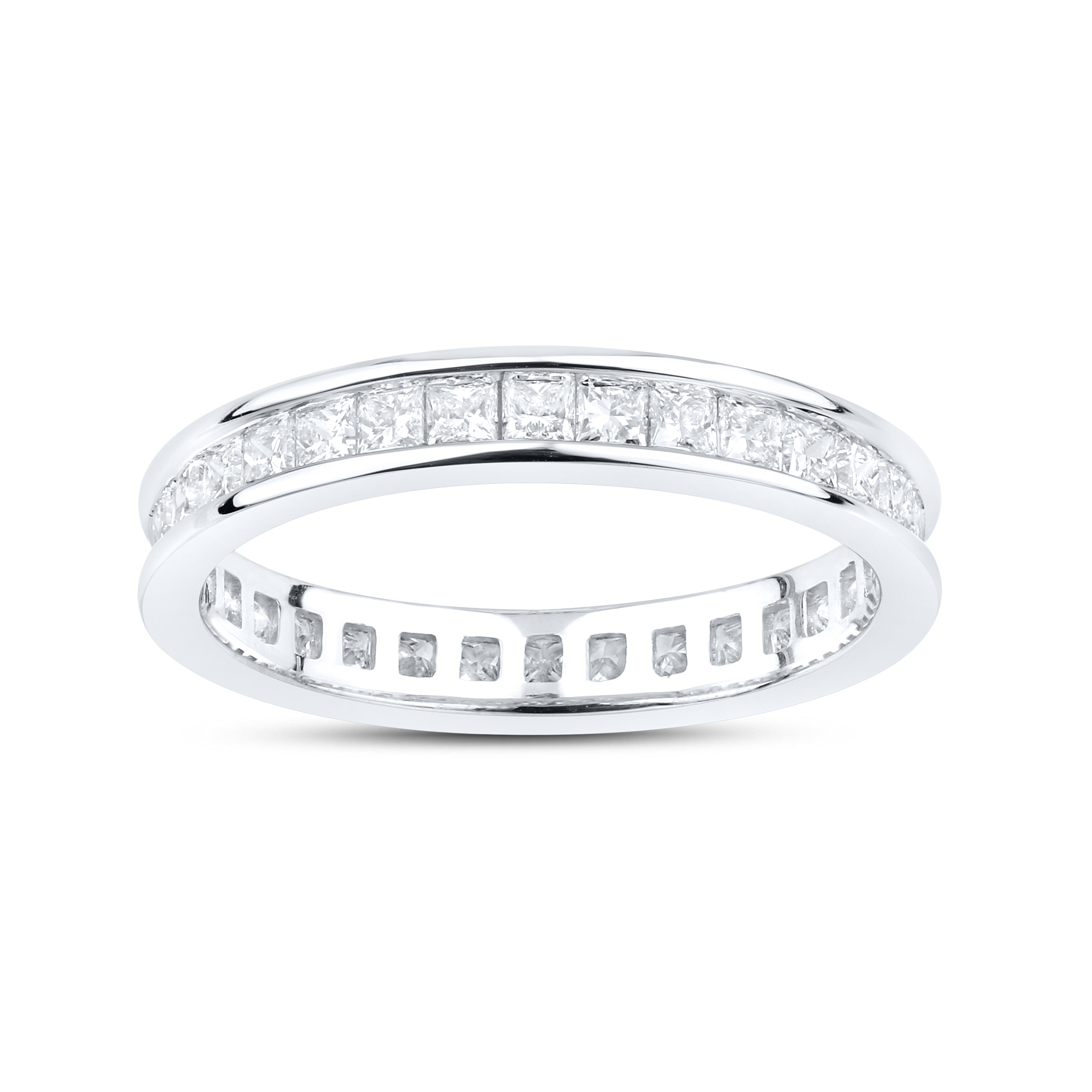 14kt White Gold 1.24 CTW Lab Diamond Ladies Eternity Band