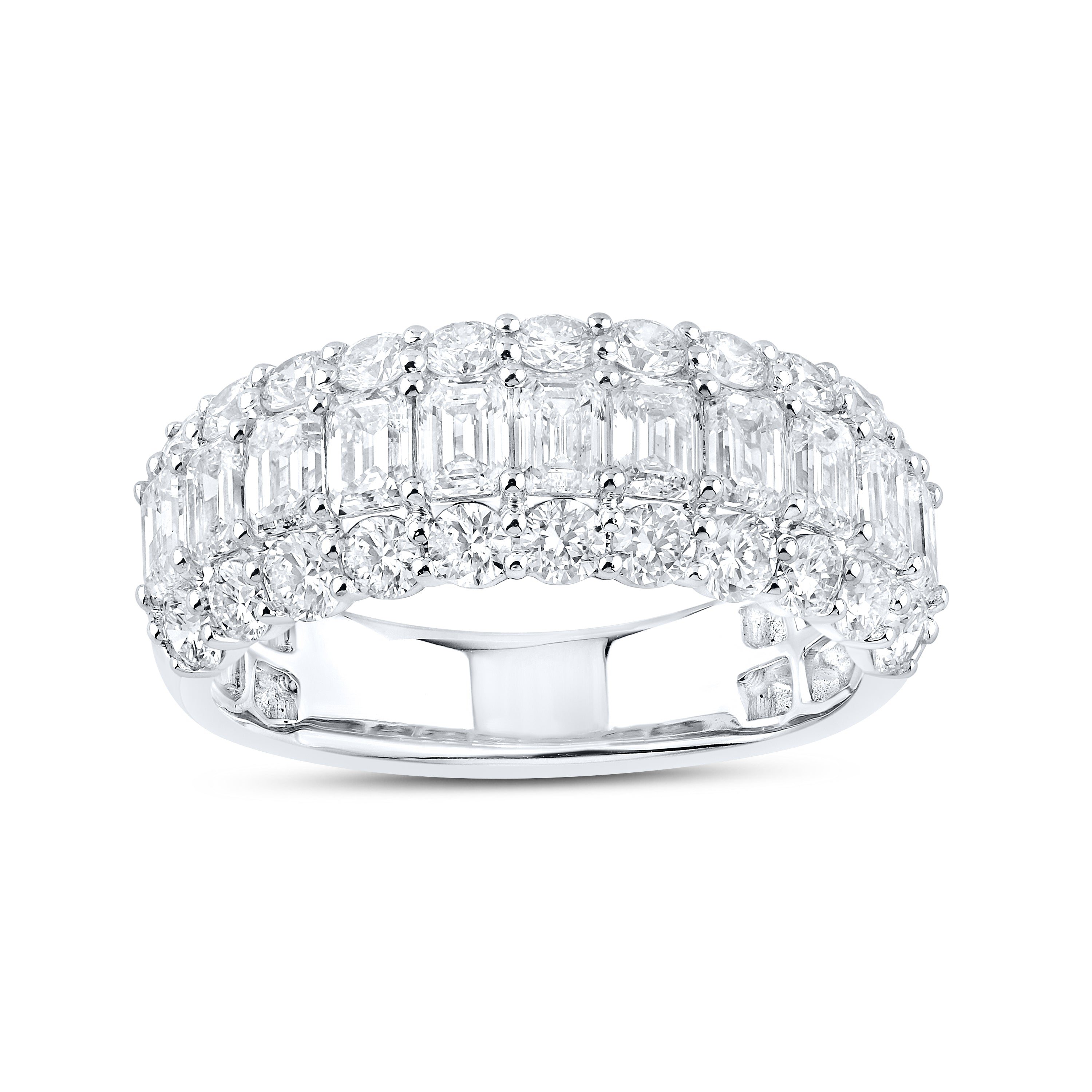 14kt White Gold 2.50 CTW Lab Diamond Ladies Band