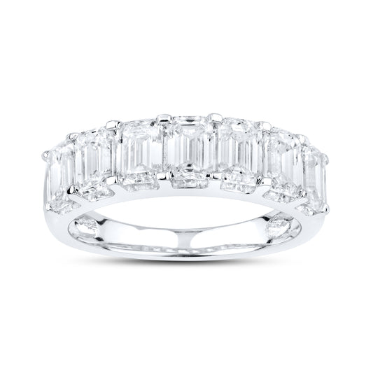 14kt White Gold 2.63CTW Lab Diamond Ladies Band