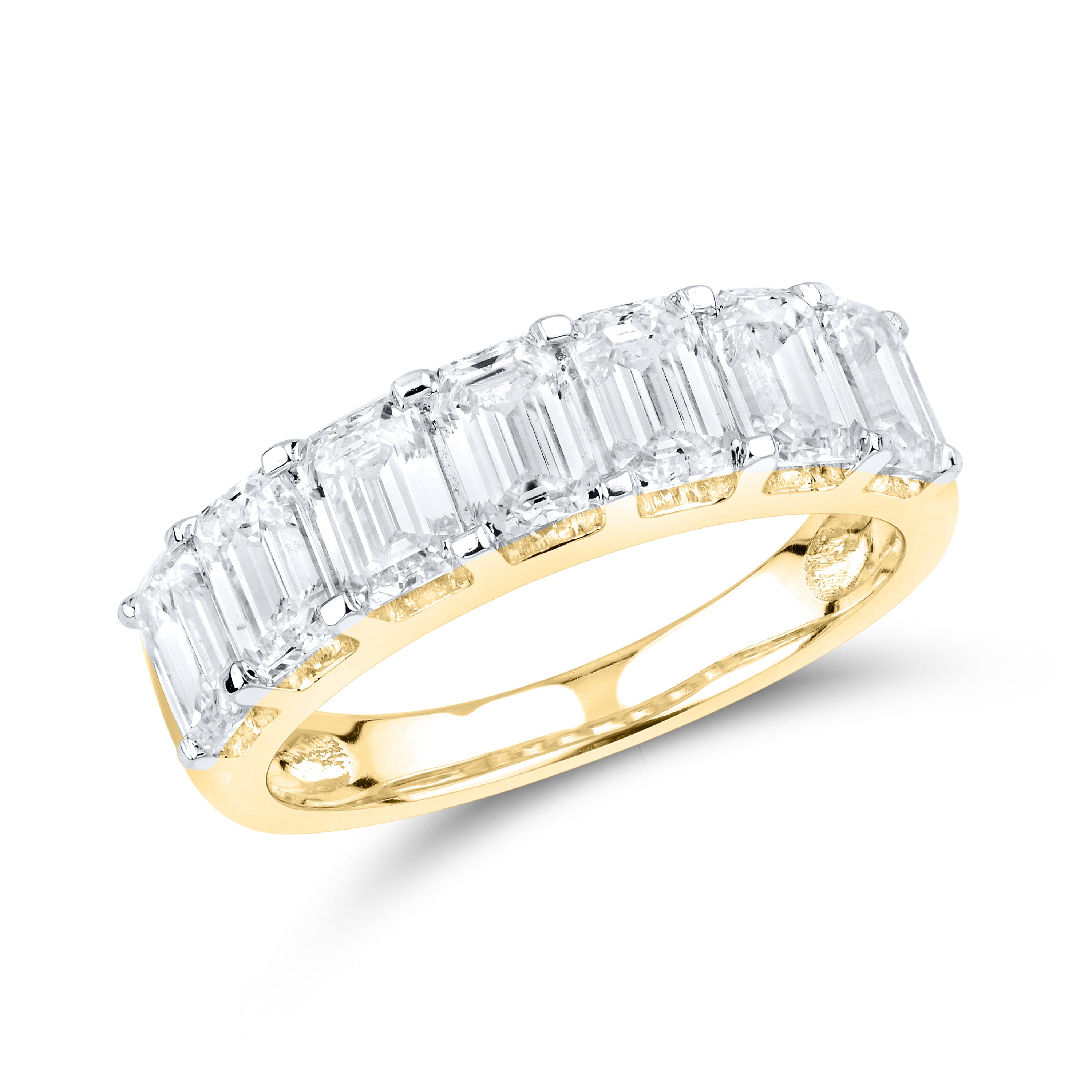14kt Yellow Gold 2.80 CTW Lab Diamond Ladies Eternity Band