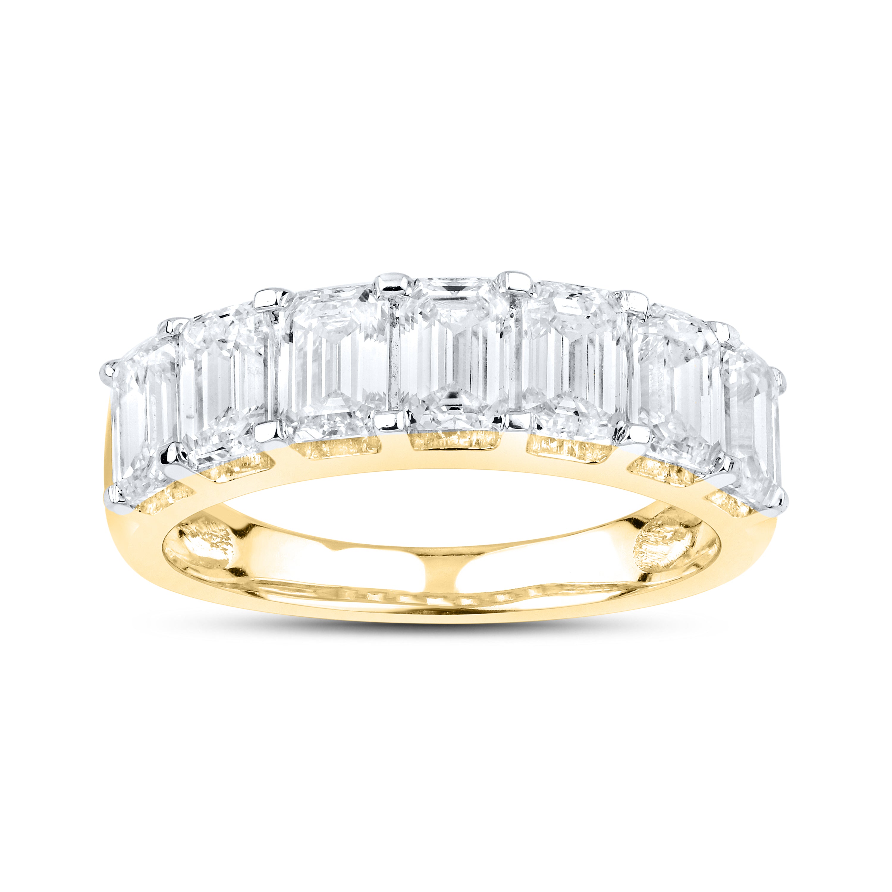 14kt Yellow Gold 2.80 CTW Lab Diamond Ladies Eternity Band