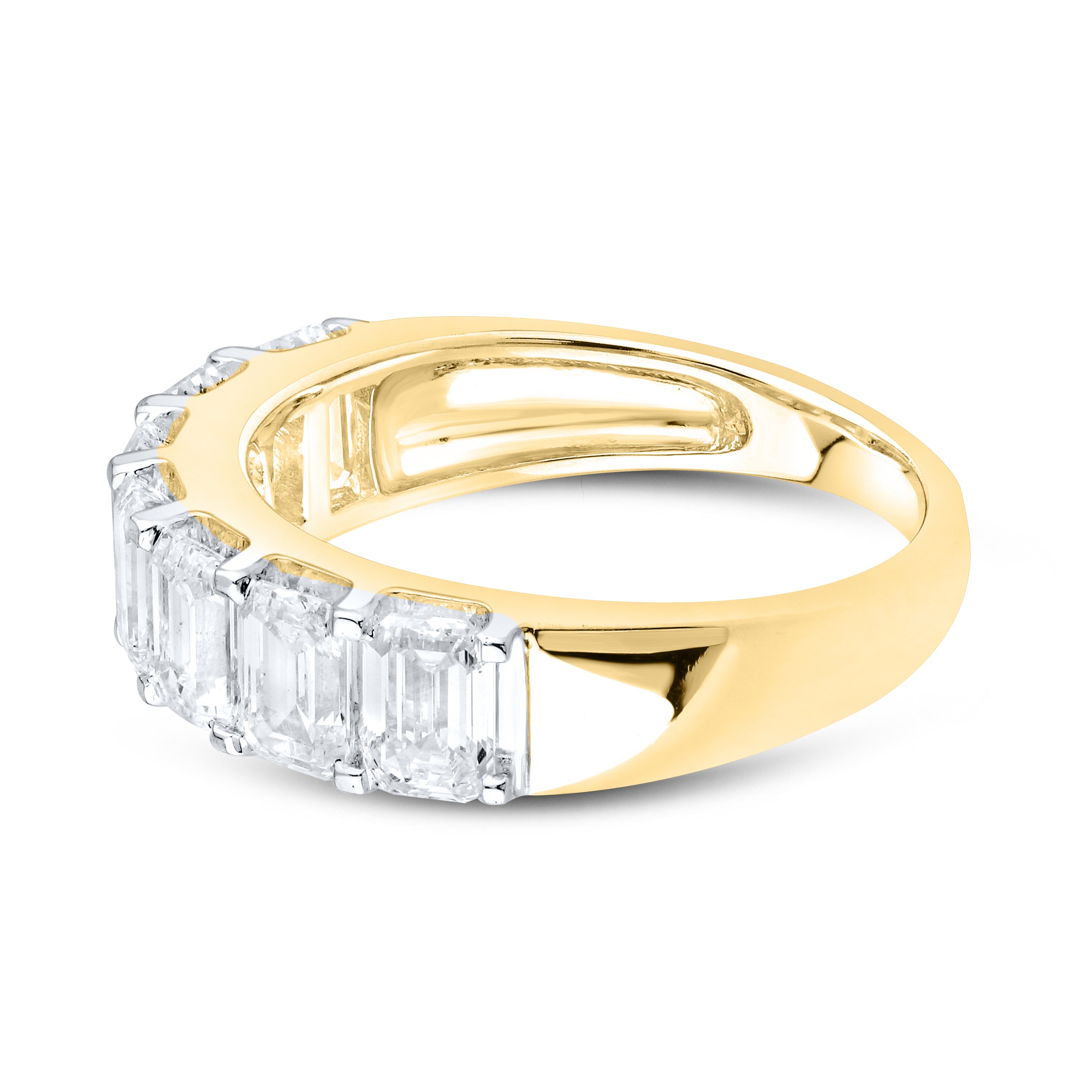 14kt Yellow Gold 2.80 CTW Lab Diamond Ladies Eternity Band