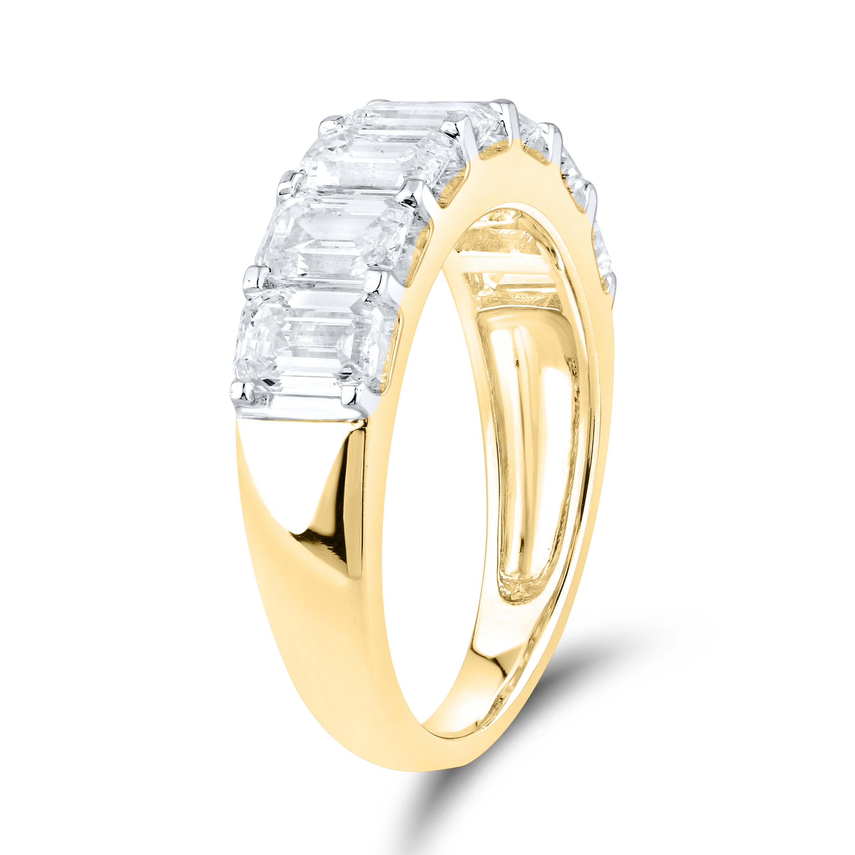 14kt Yellow Gold 2.80 CTW Lab Diamond Ladies Eternity Band
