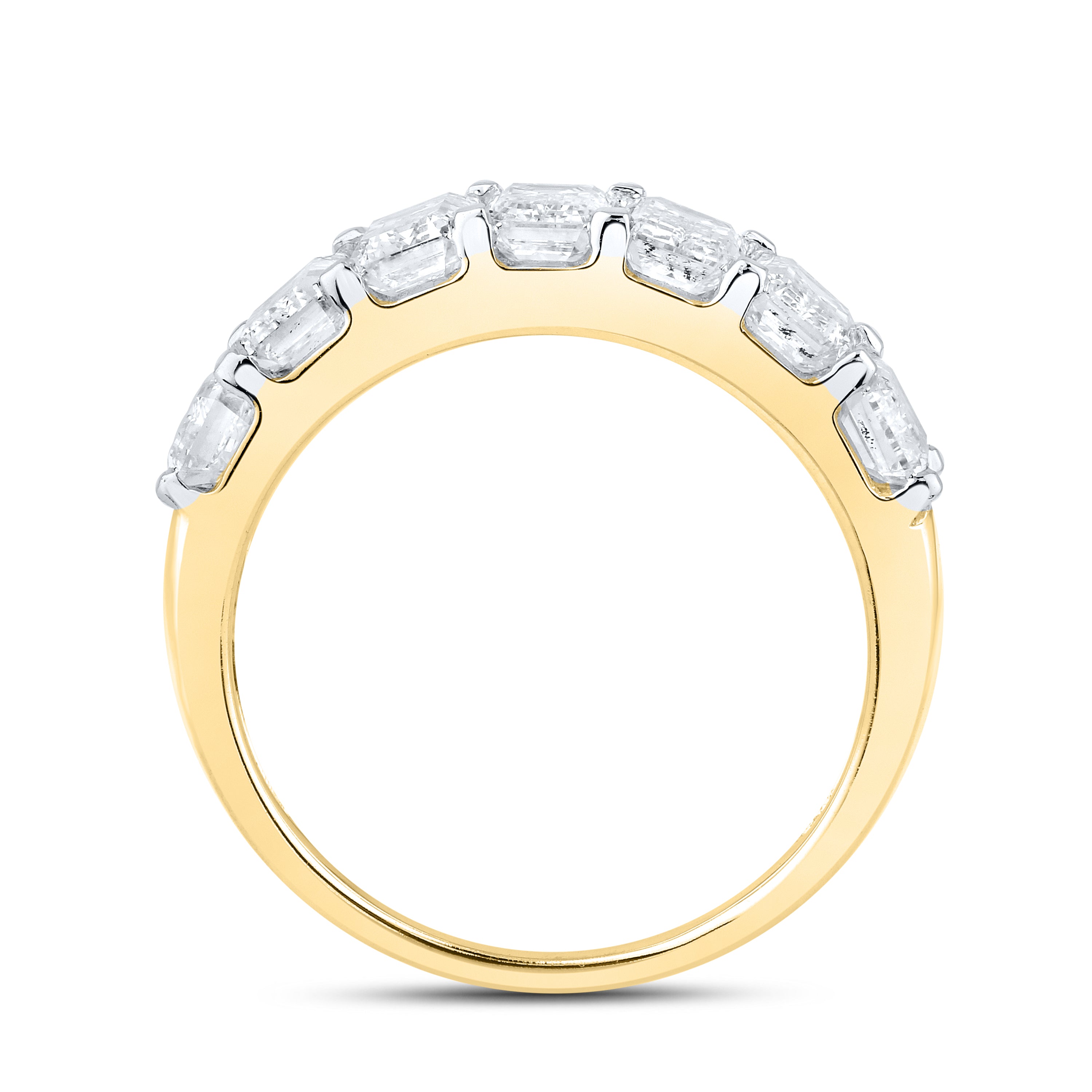 14kt Yellow Gold 2.80 CTW Lab Diamond Ladies Eternity Band