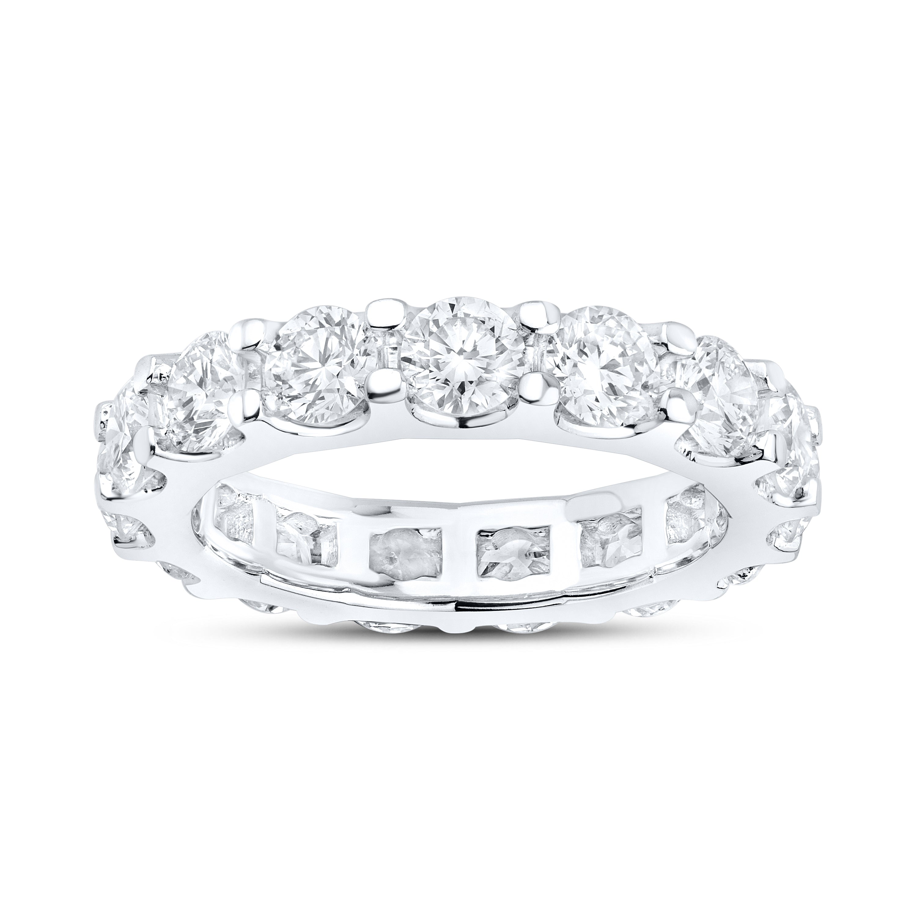 14kt White Gold 3.75 CTW Lab Diamond Ladies Band