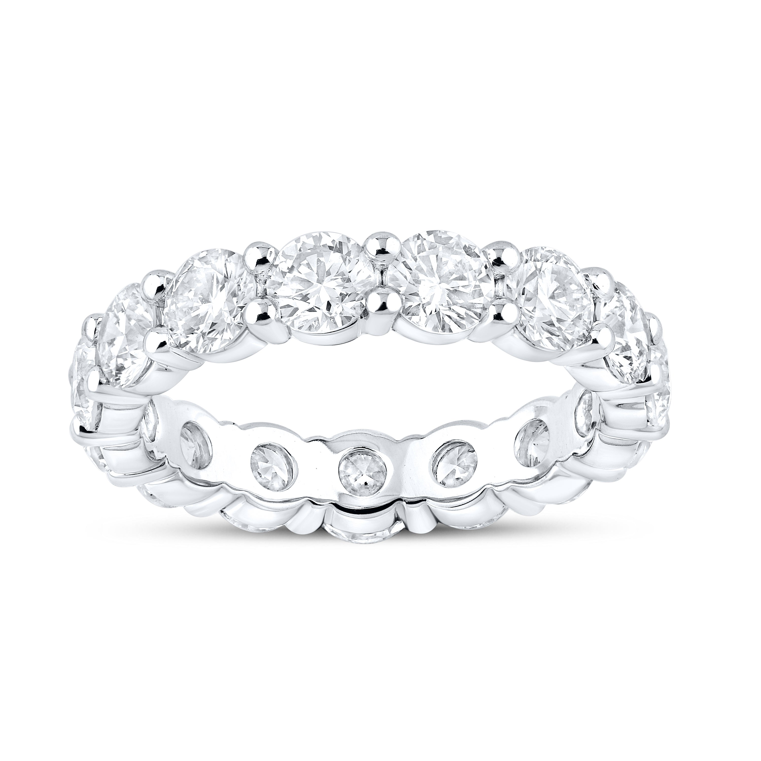 14kt White Gold 3.75 CTW Lab Diamond Eternity Ladies Band