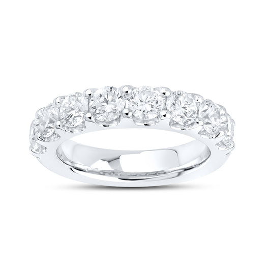 14kt White Gold 2 CTW Lab Diamond Ladies Band