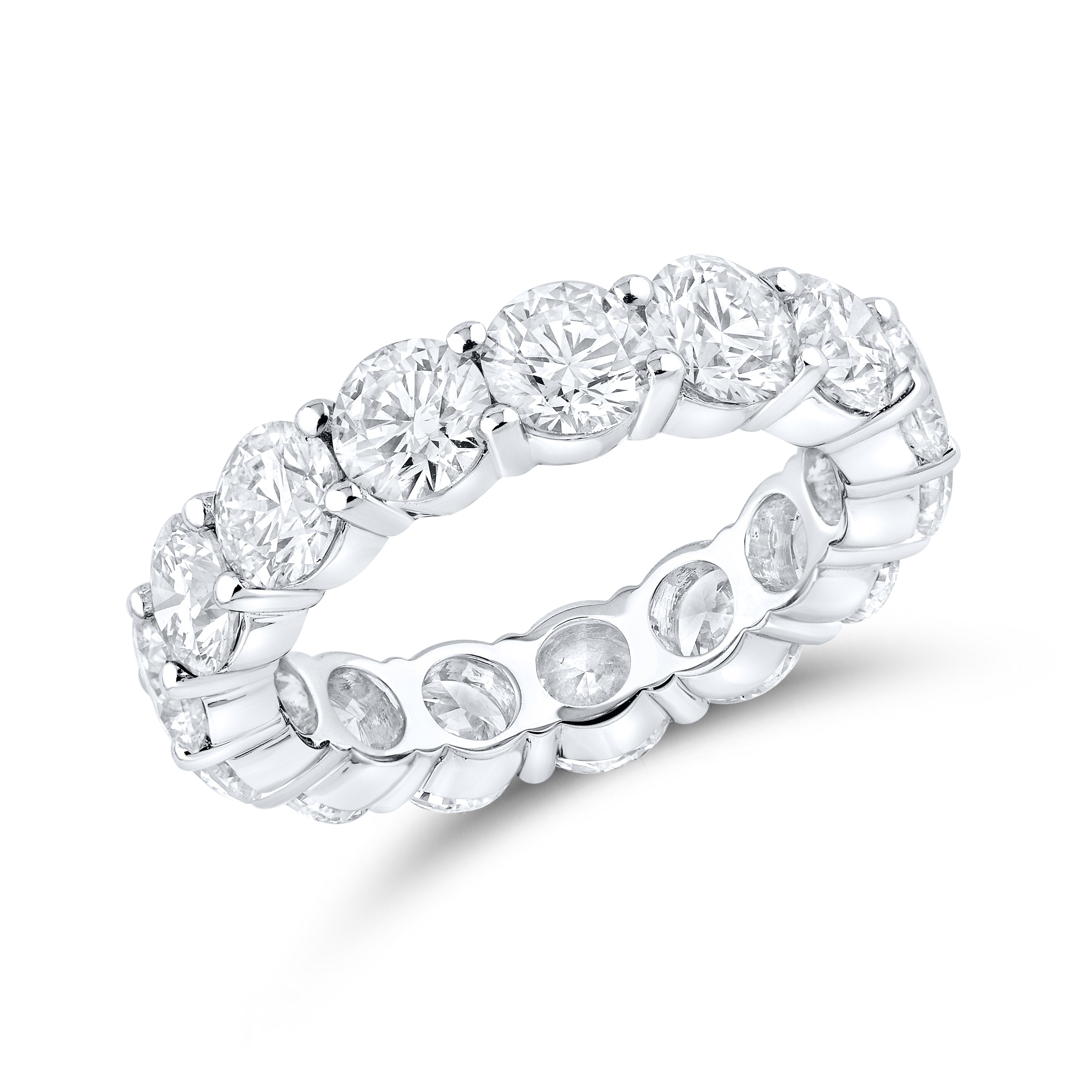 14kt White Gold 6.00 CTW Lab Diamond Ladies Band