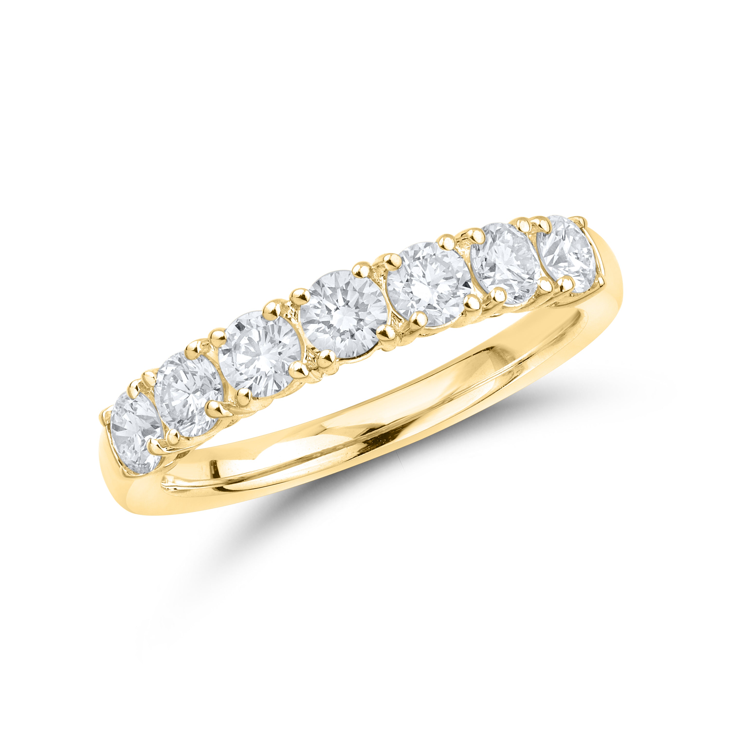 14kt Yellow Gold 1.00 CTW Lab Diamond Ladies Band