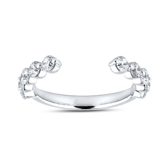 14kt White Gold 1.00 CTW Lab Diamond Ladies Band
