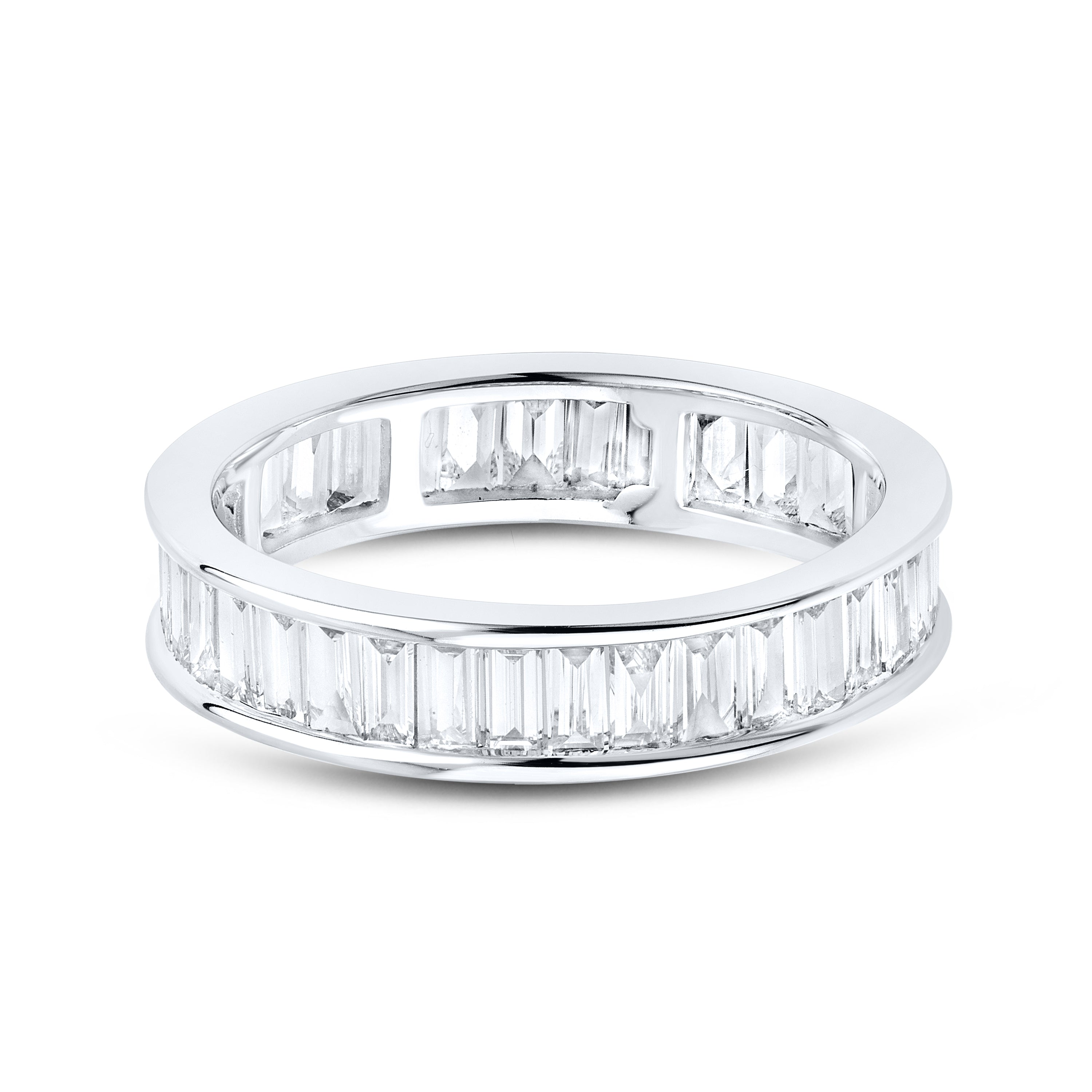 14kt White Gold 1 CTW Lab Diamond Ladies Band