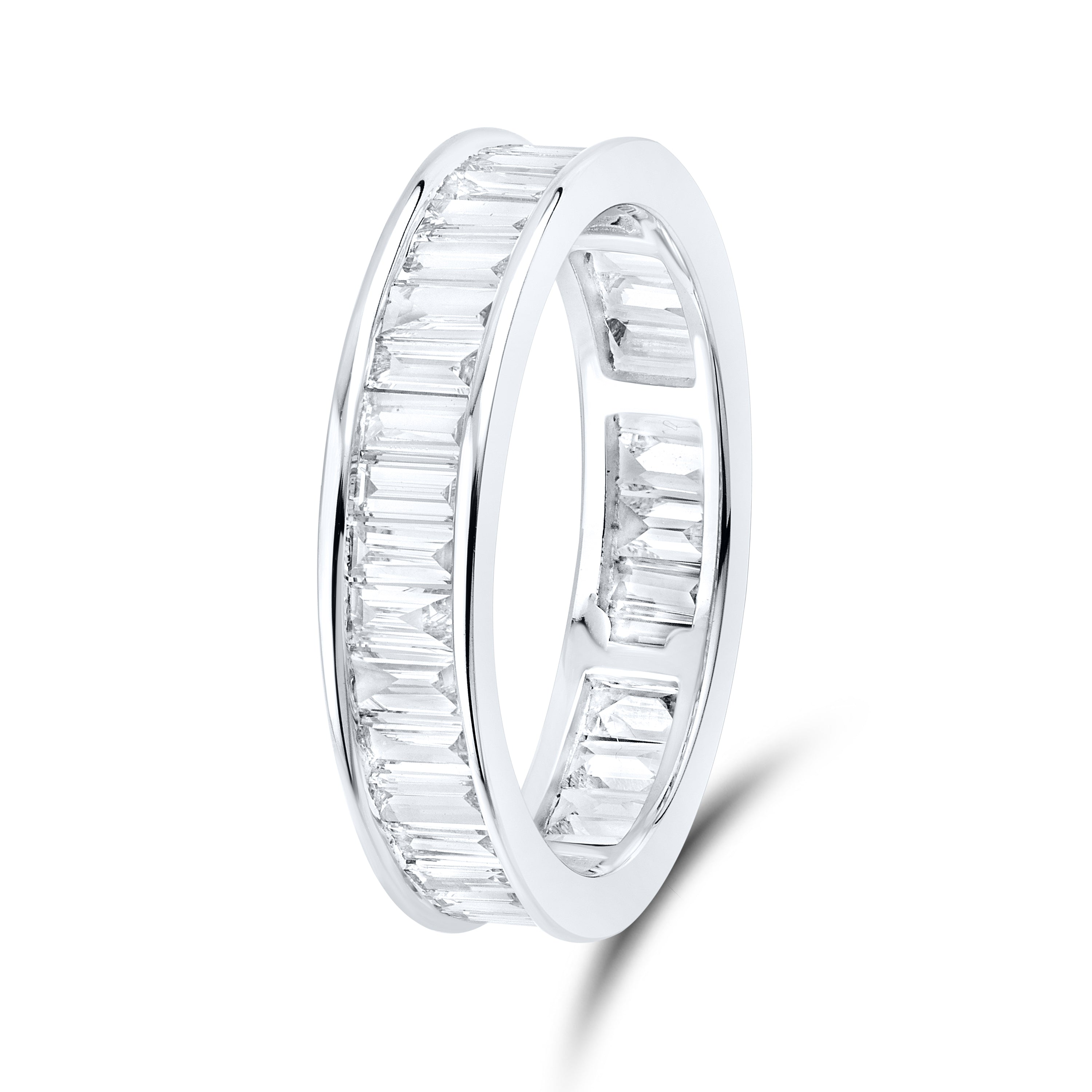 14kt White Gold 1 CTW Lab Diamond Ladies Band