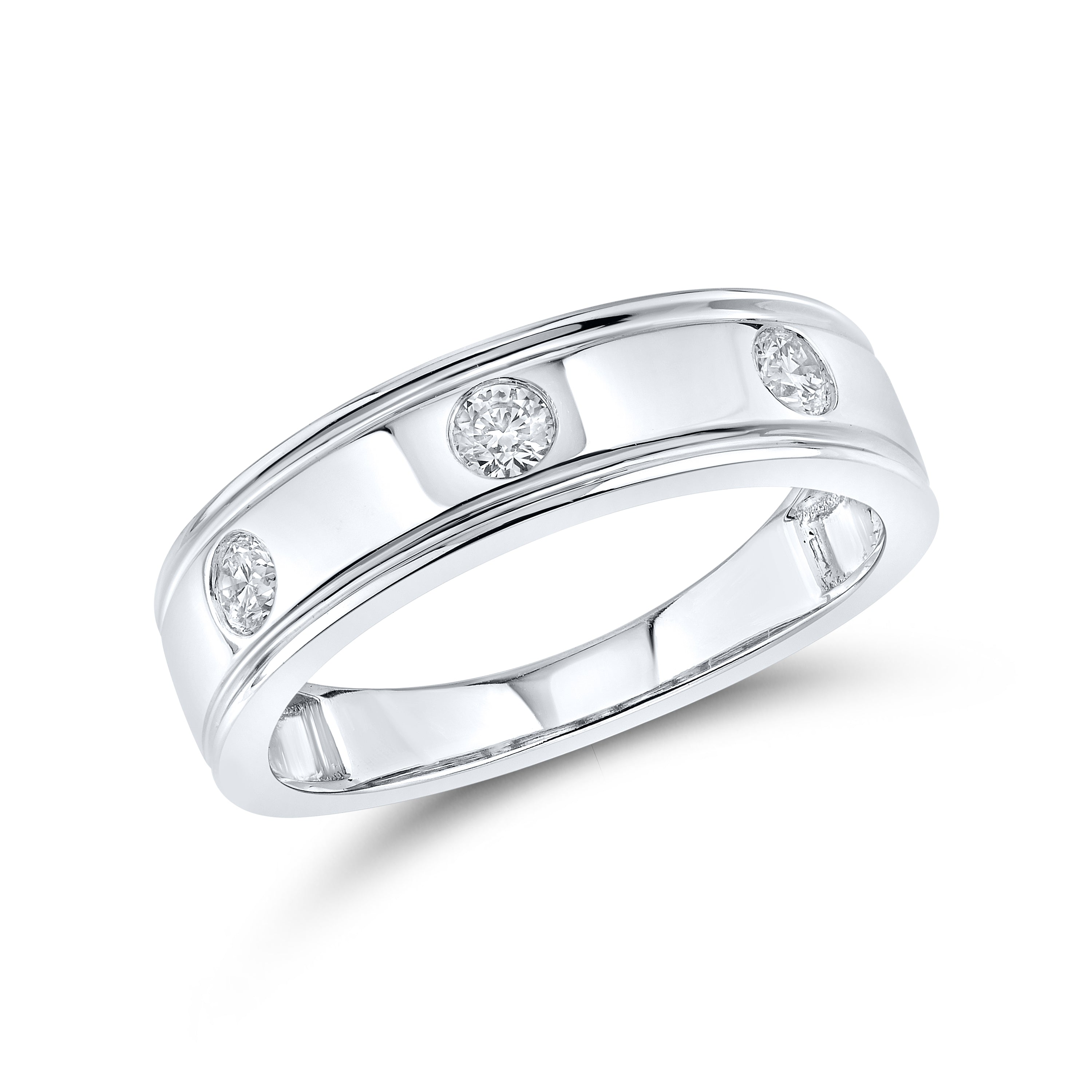14kt White Gold 0.21 CTW Lab Diamond Ladies Band