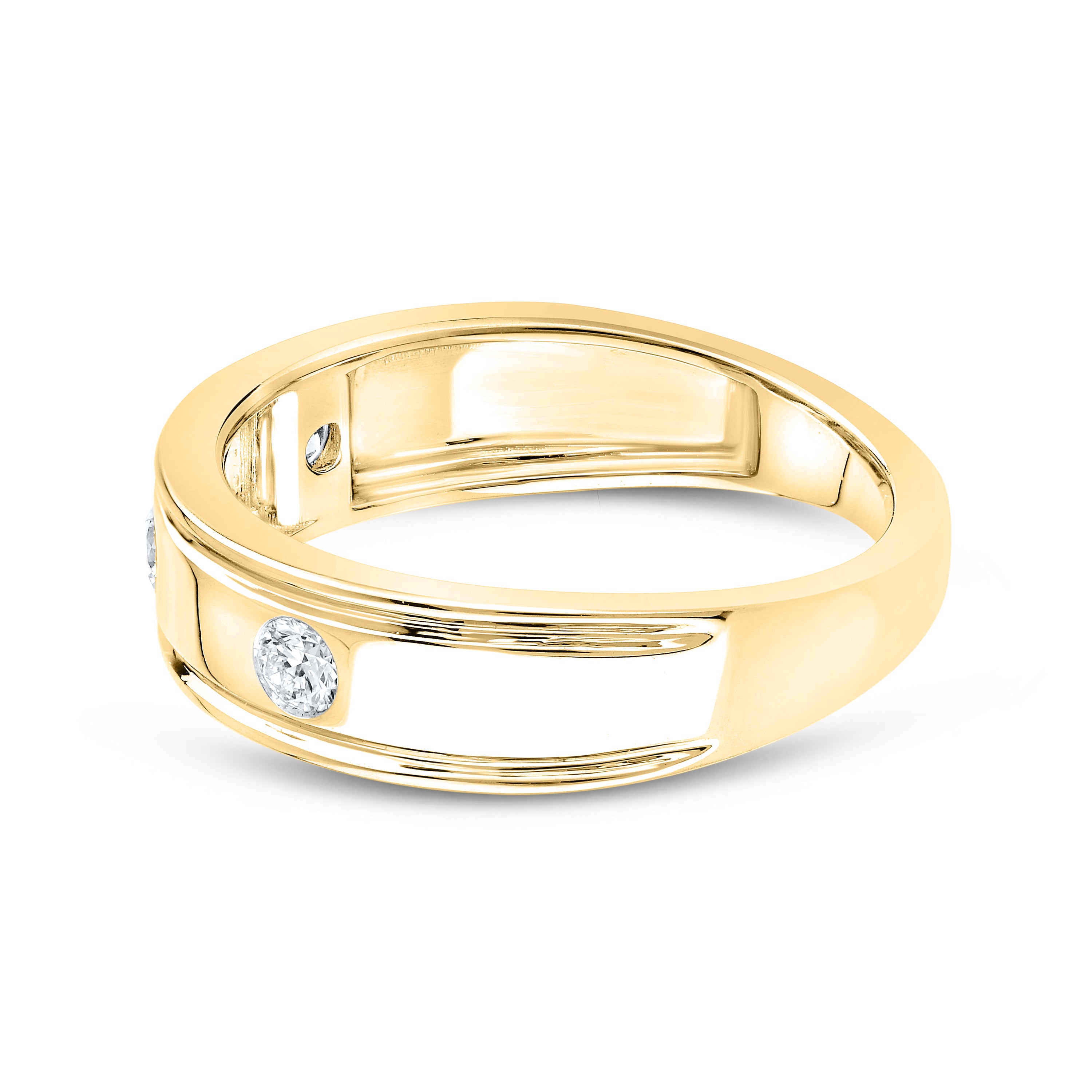 14kt Yellow Gold 0.21 CTW Lab Diamond Ladies Band