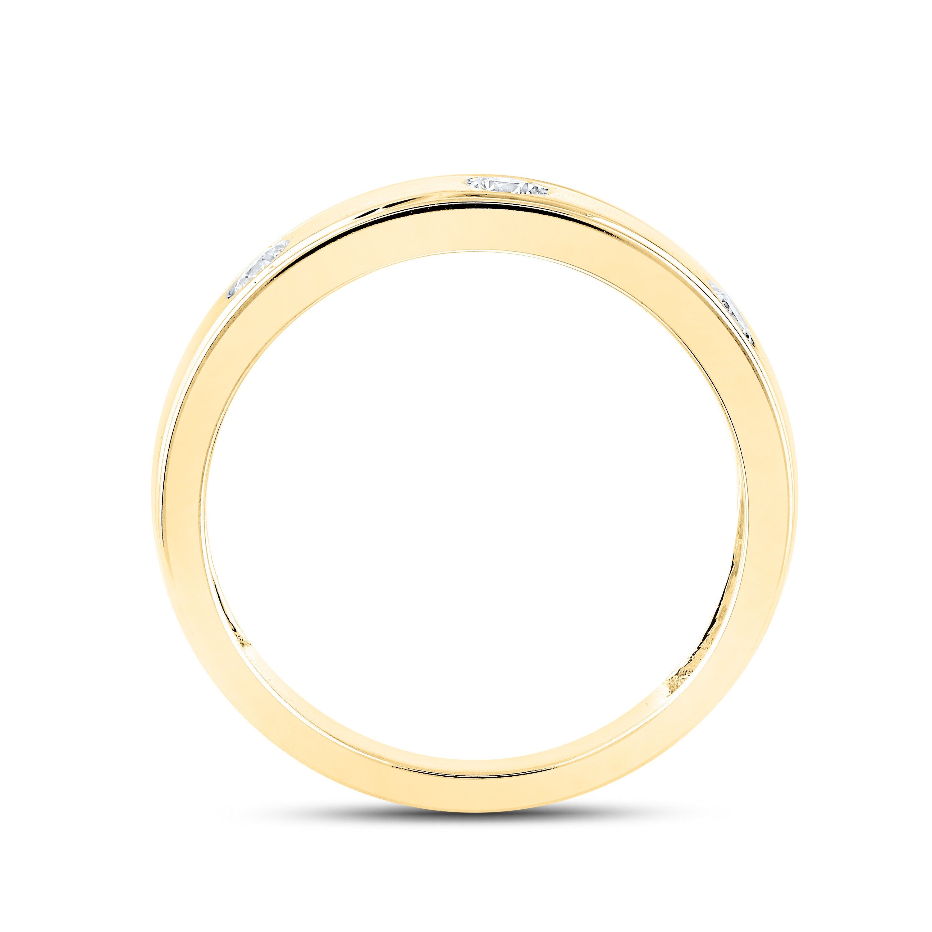 14kt Yellow Gold 0.21 CTW Lab Diamond Ladies Band