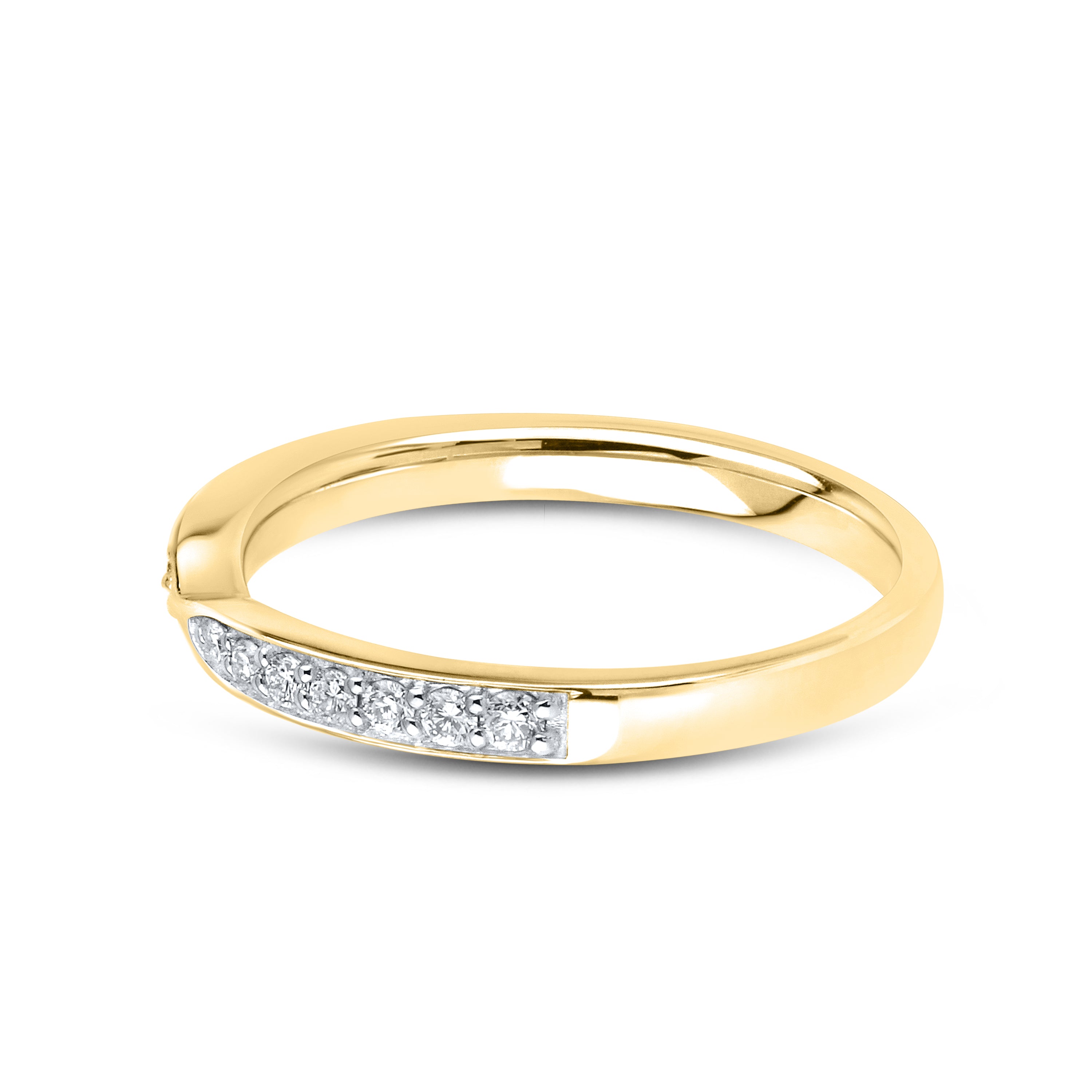 14kt Yellow Gold 0.19 CTW Lab Diamond Ladies Band