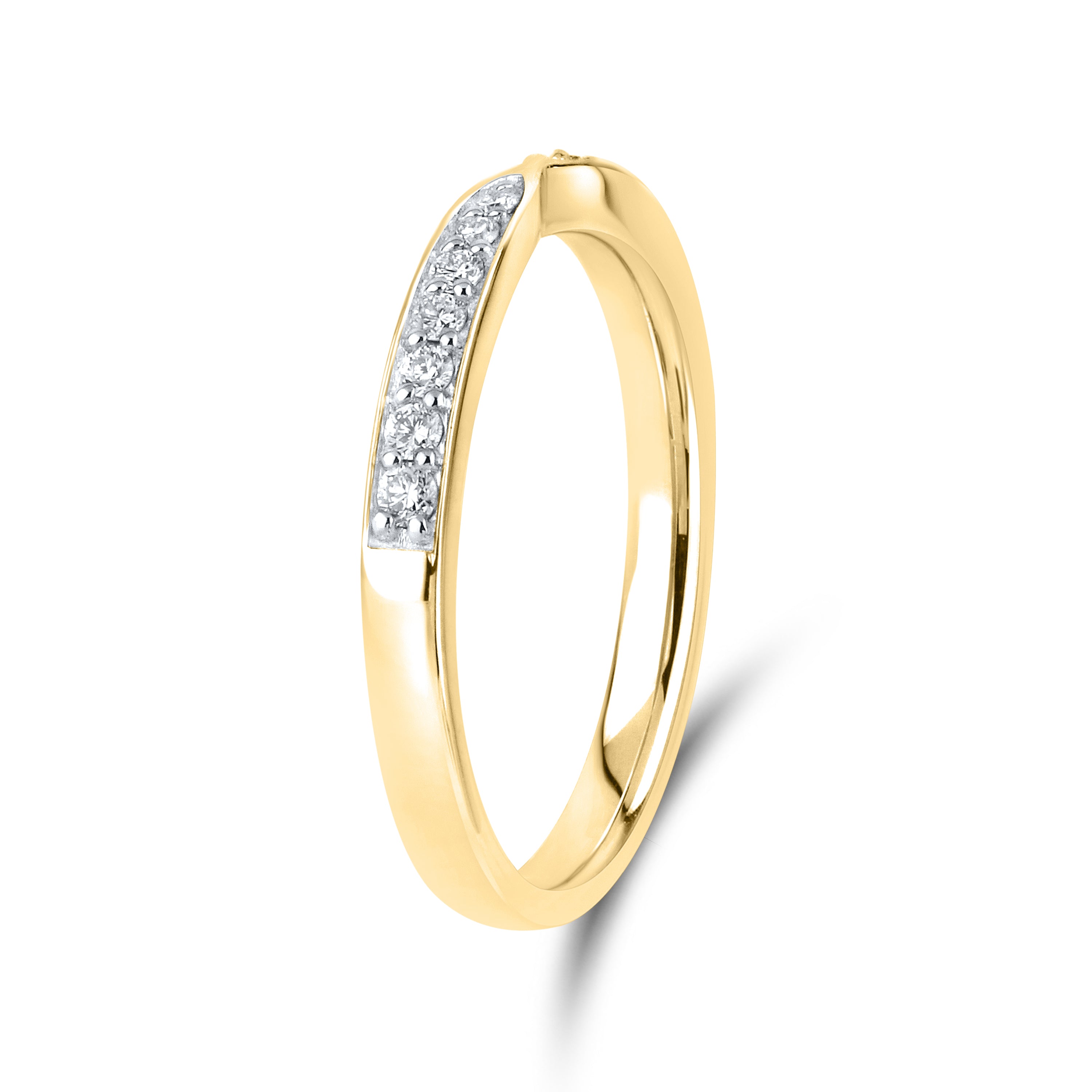 14kt Yellow Gold 0.19 CTW Lab Diamond Ladies Band