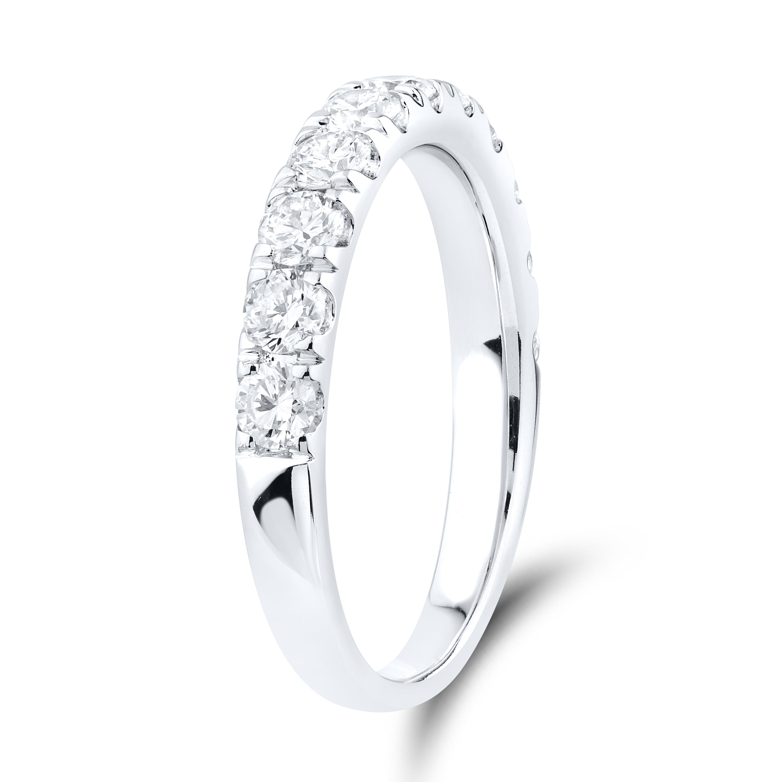 14kt White Gold 0.97 CTW Lab Diamond Ladies Band