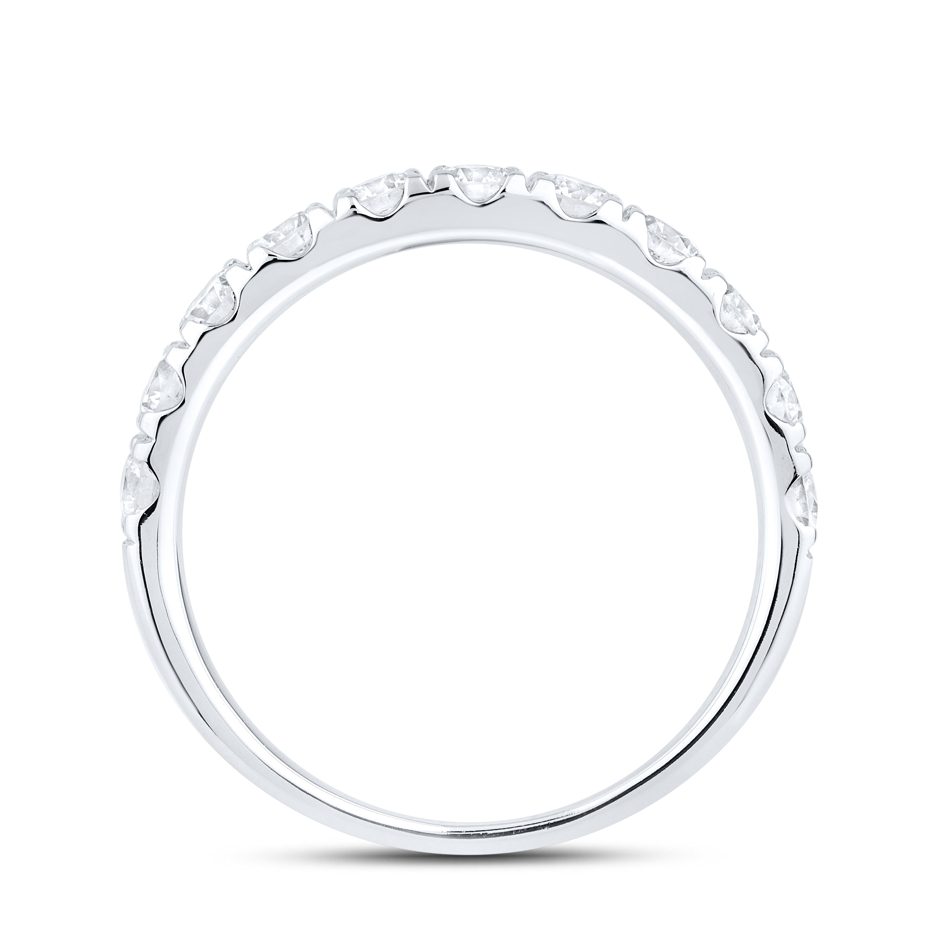 14kt White Gold 0.97 CTW Lab Diamond Ladies Band