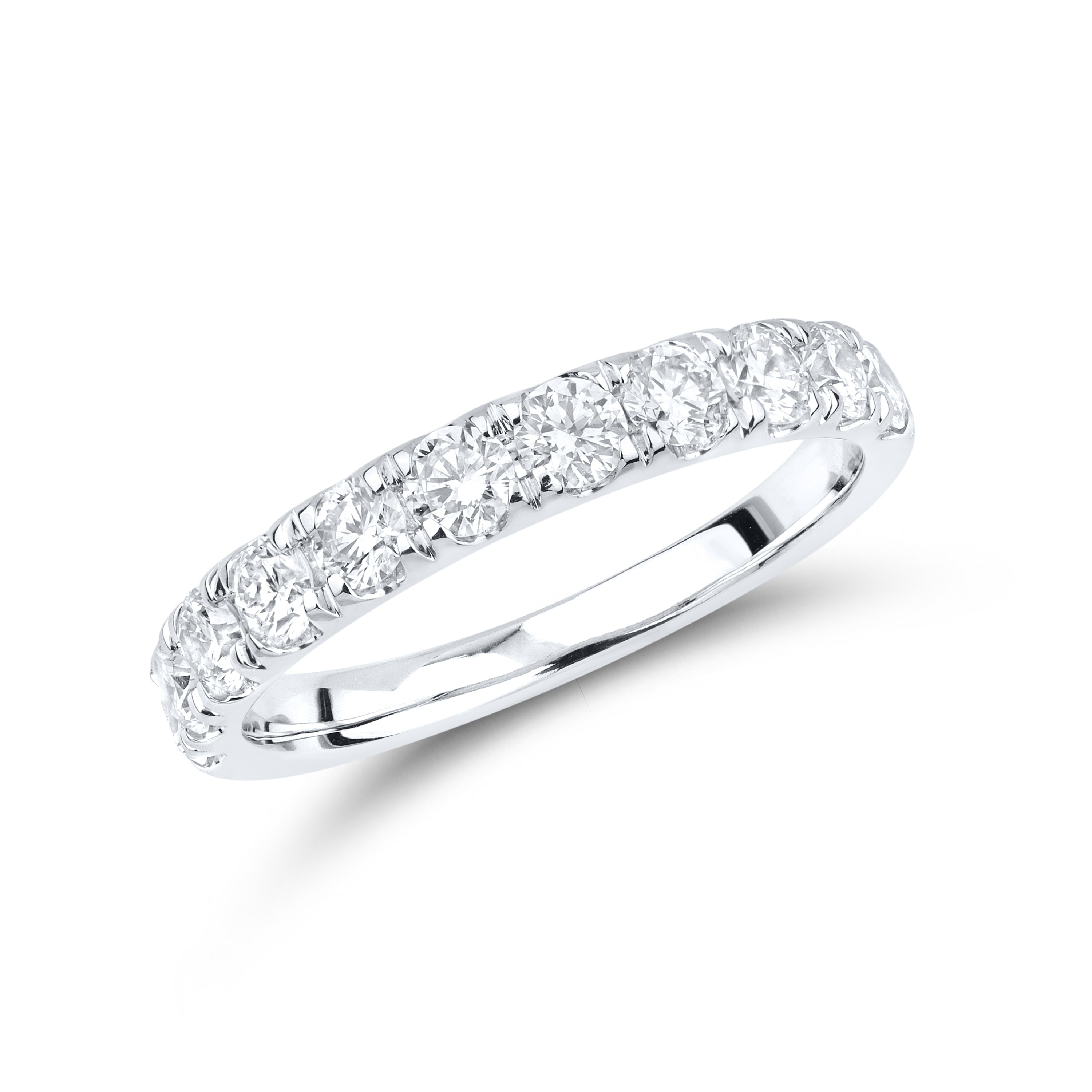 14kt White Gold 0.97 CTW Lab Diamond Ladies Band