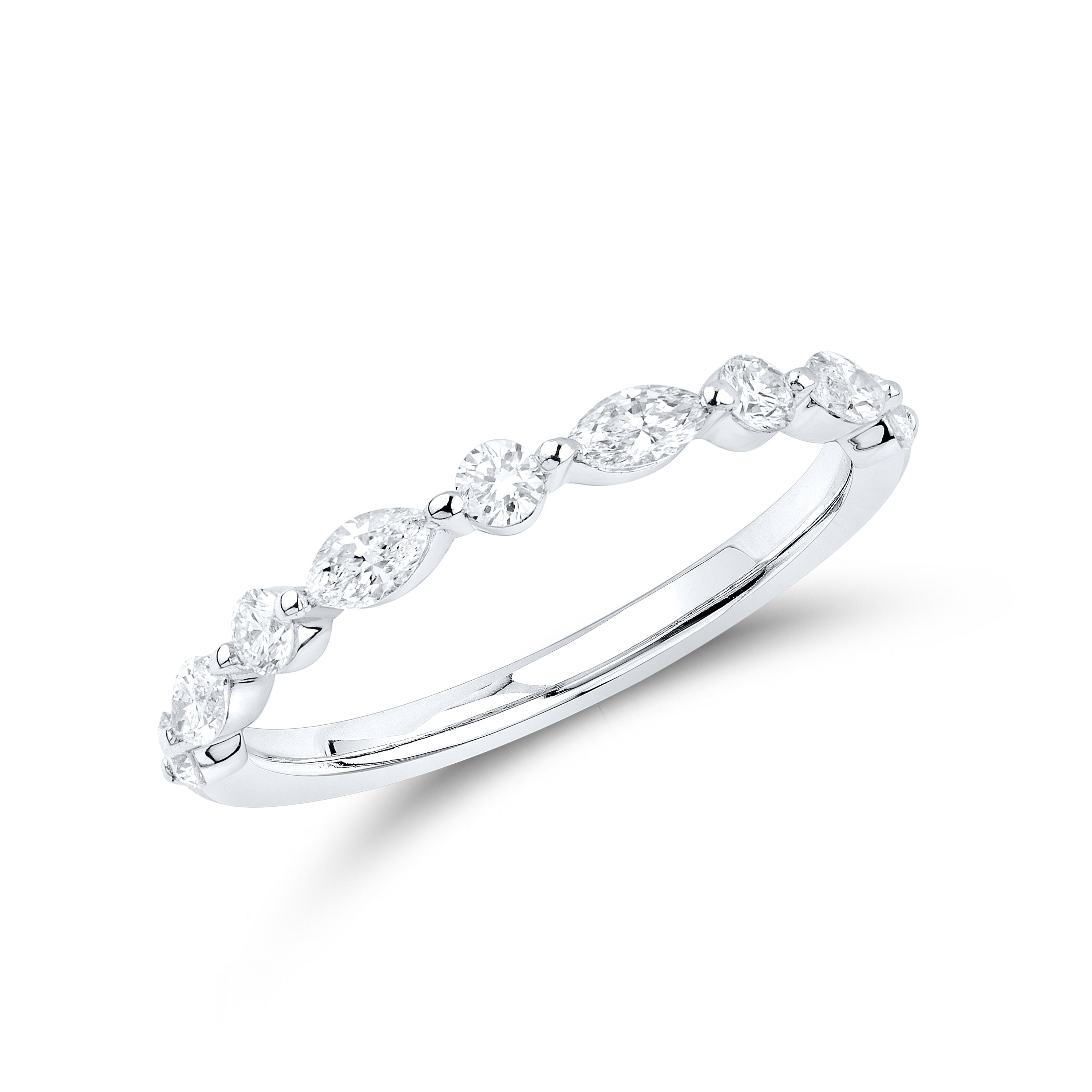 14kt White Gold 0.45 CTW Lab Diamond Ladies Band
