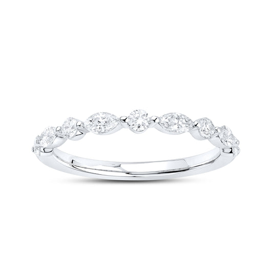 14kt White Gold 0.45 CTW Lab Diamond Ladies Band