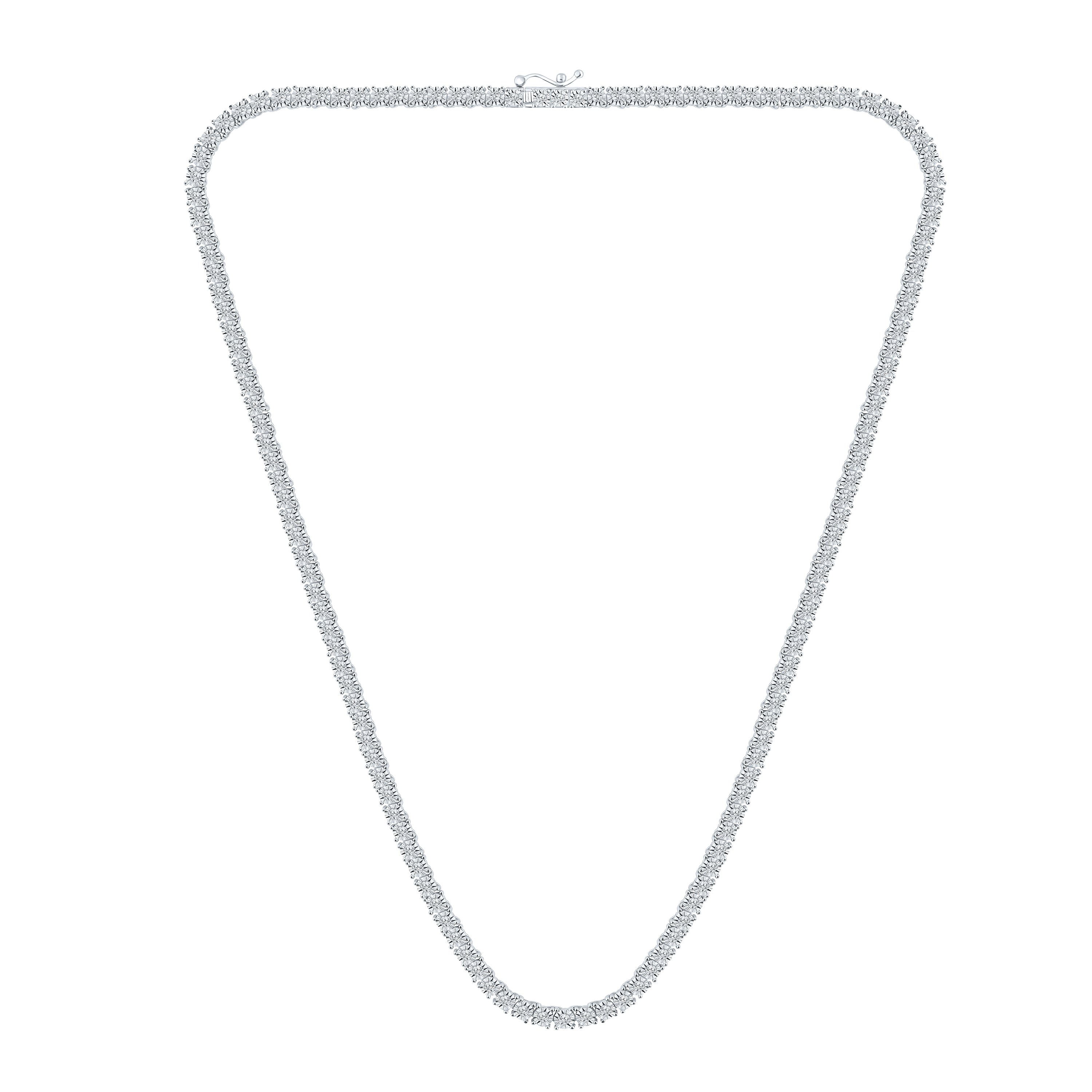 10KT WG 1.4CTW DIAMOND NECKLACE