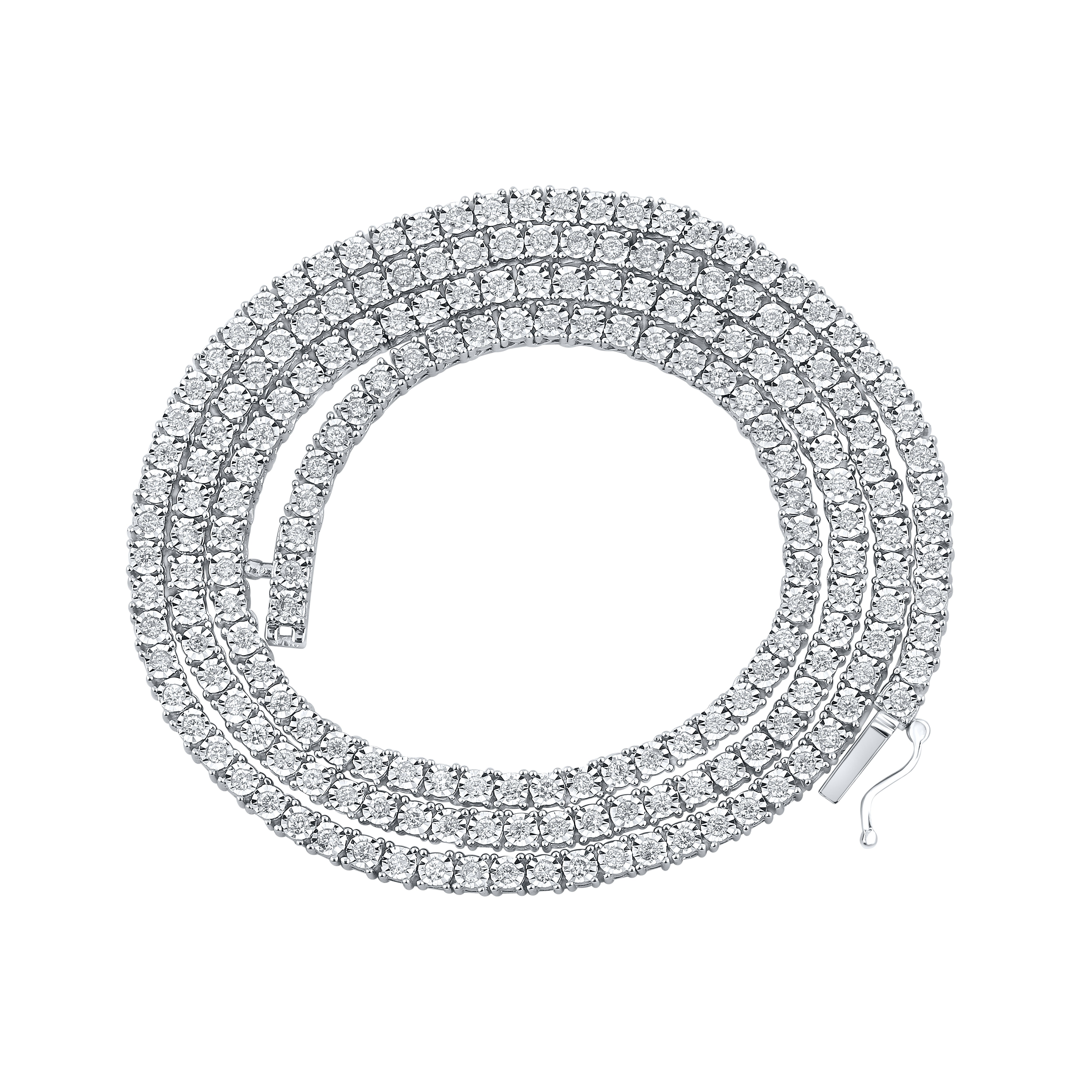 10KT WG 1.4CTW DIAMOND NECKLACE