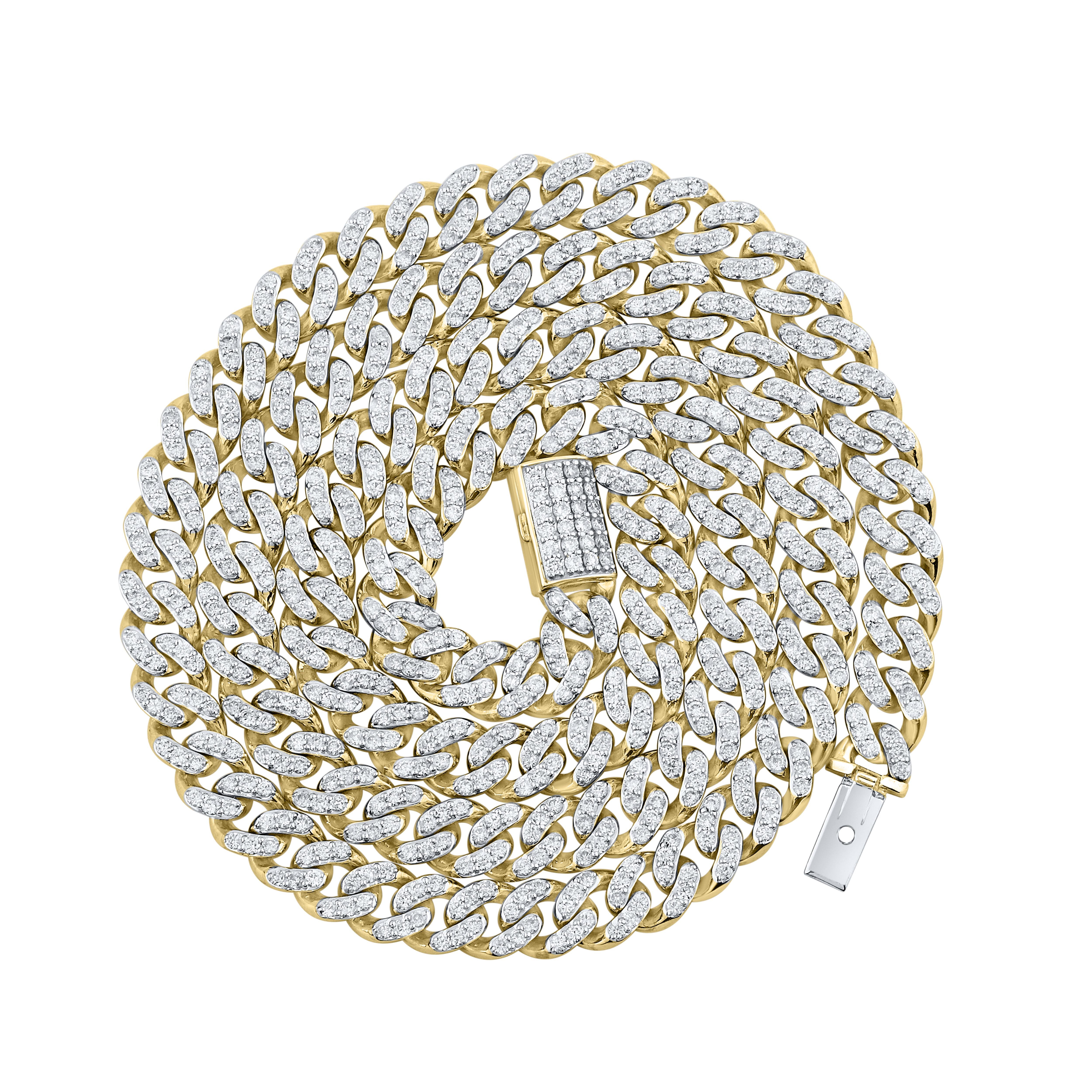 10kt Yellow Gold 11.91 CTW Natural Diamond Necklace