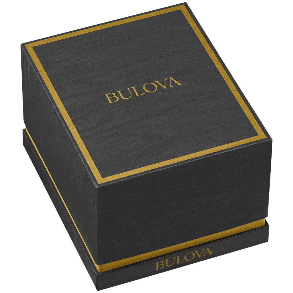 Bulova 98C146 Men’s Chronograph Watch – Two-Tone Stainless Steel Black Dial