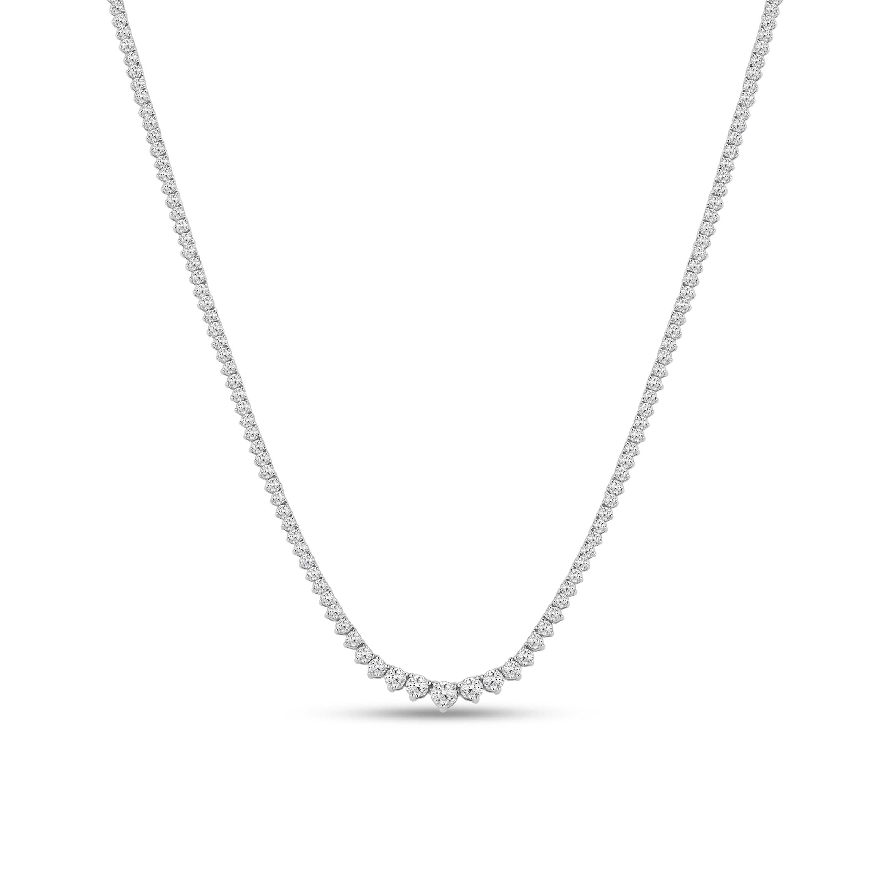 14kt White Gold 5.75 CTW Diamond Necklace